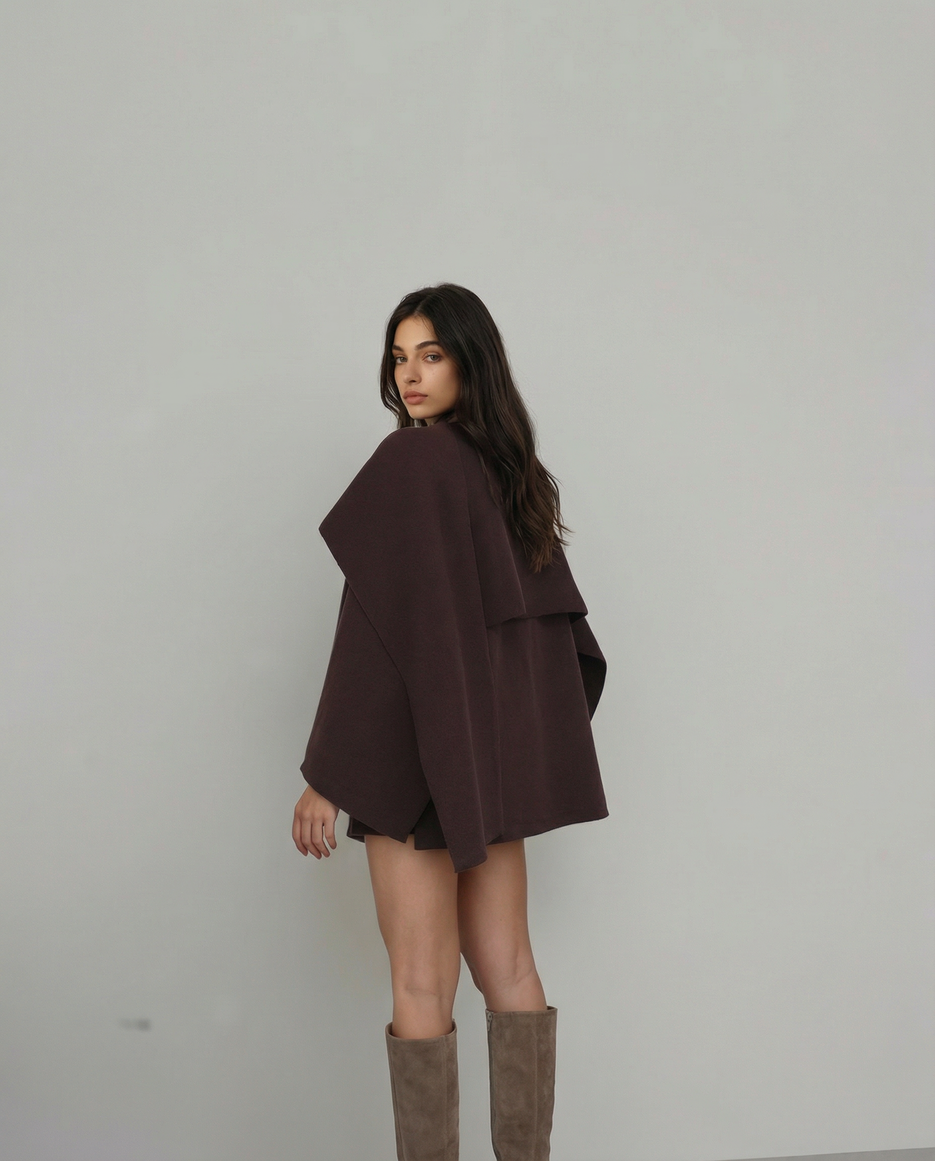 ARIA | Short Cape Coat ICYBOO