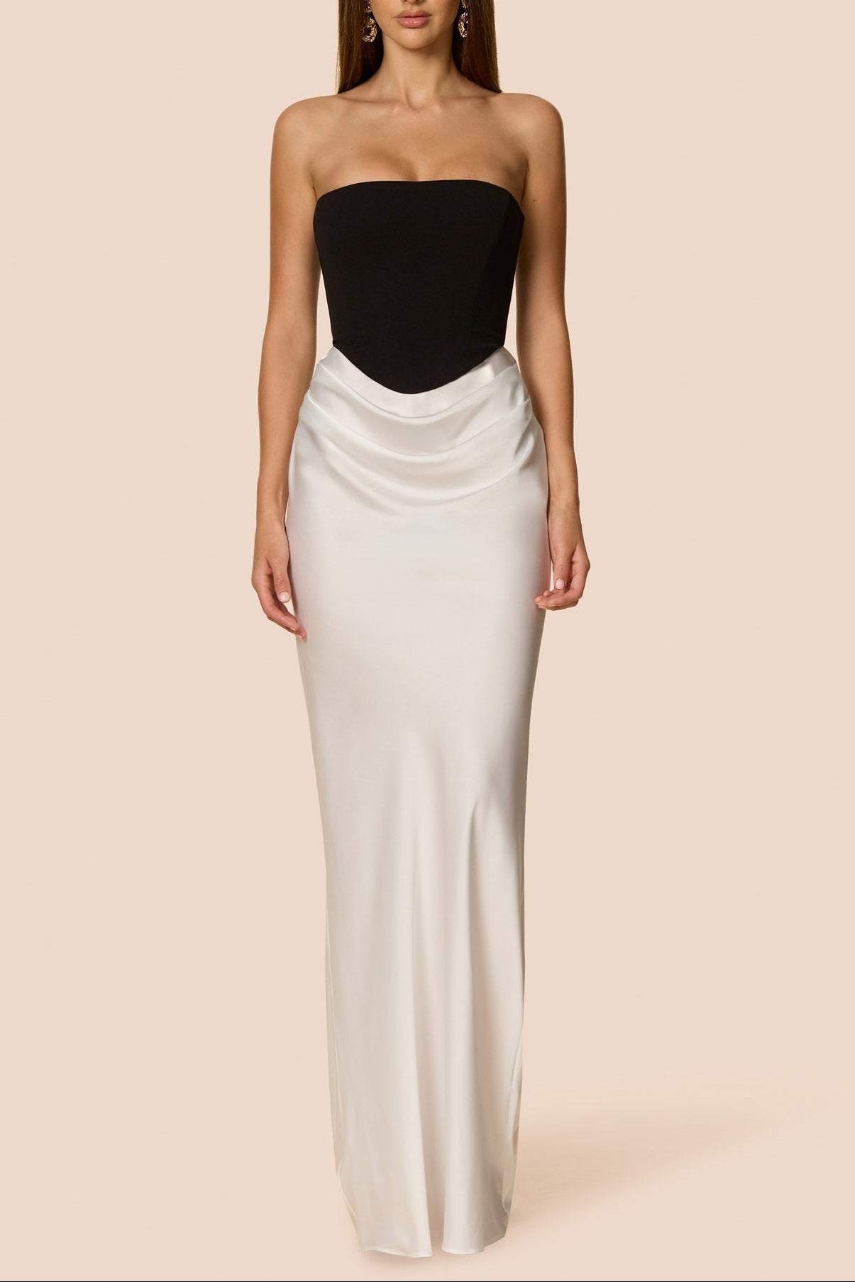 Mary Angela Maxi Gown in NavyBlue ICYBOO