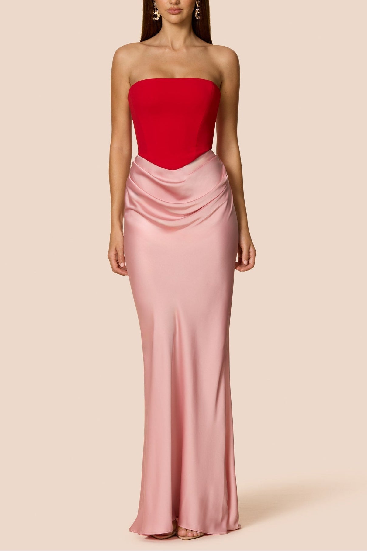 Mary Angela Maxi Gown in NavyBlue ICYBOO