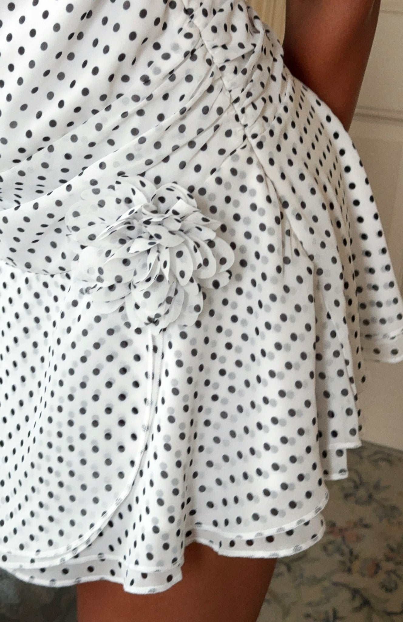 Rosalie Polka Mini Dress ICYBOO