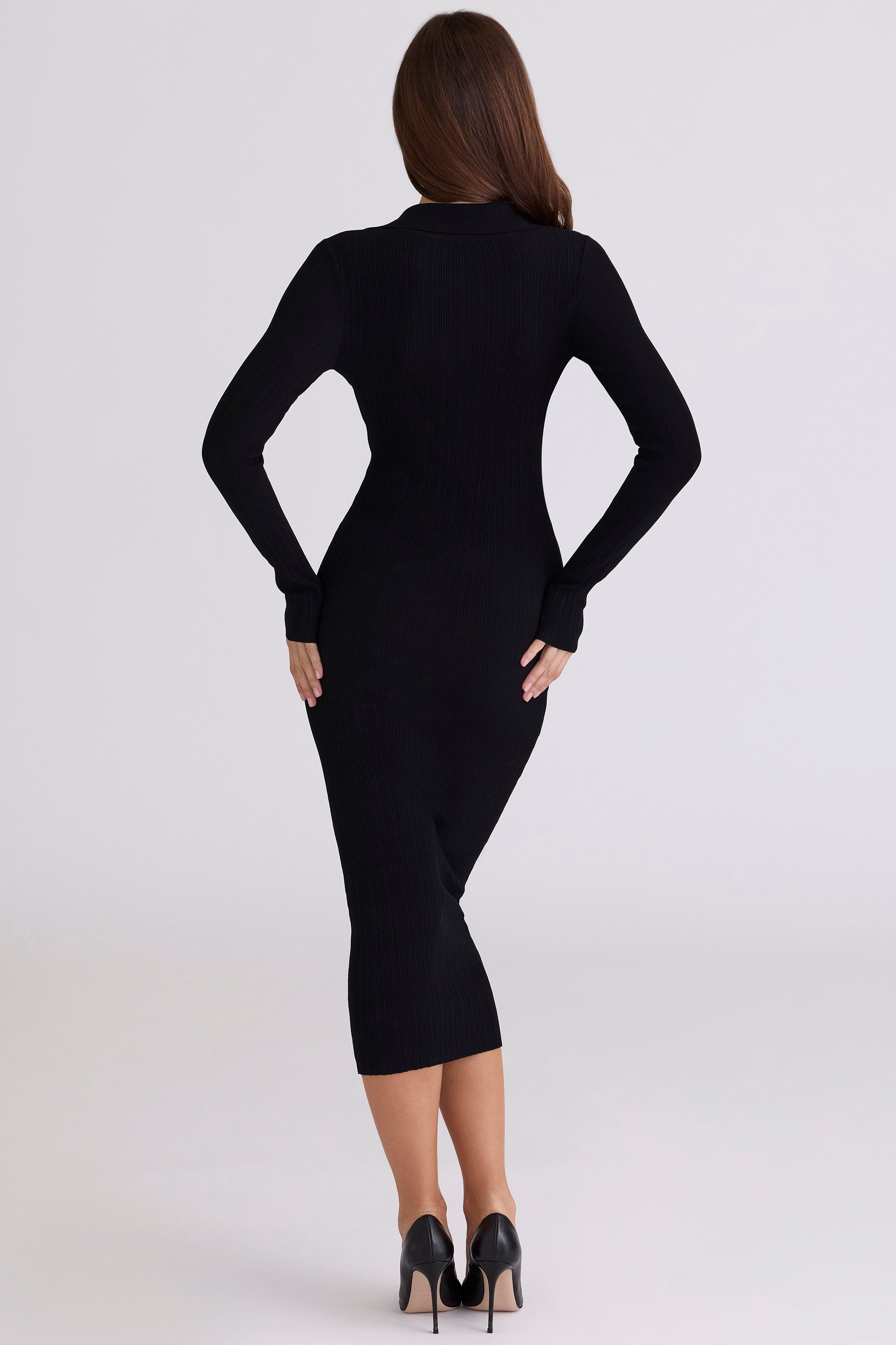 Audrey Ribbed Midi Dress ICYBOO