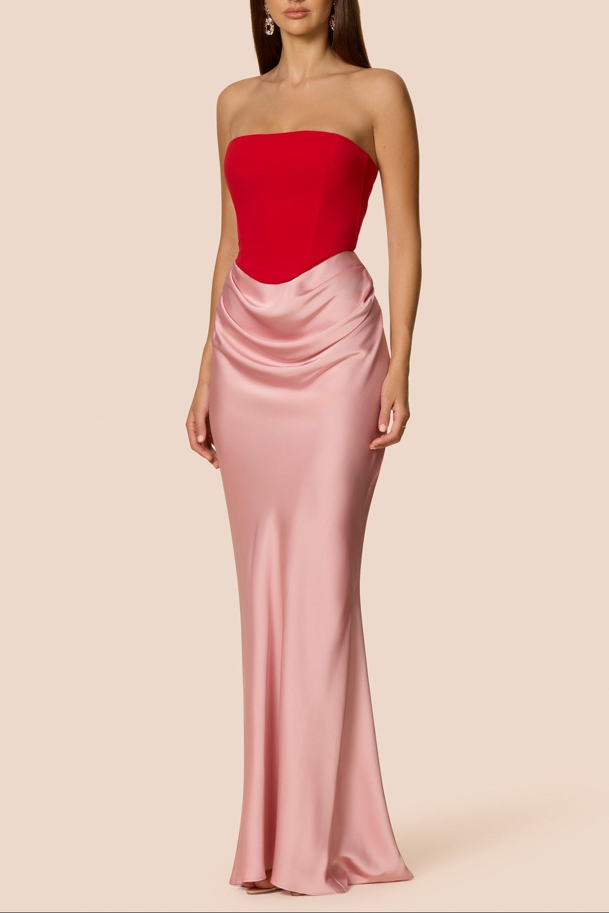 Mary Angela Maxi Gown in NavyBlue ICYBOO