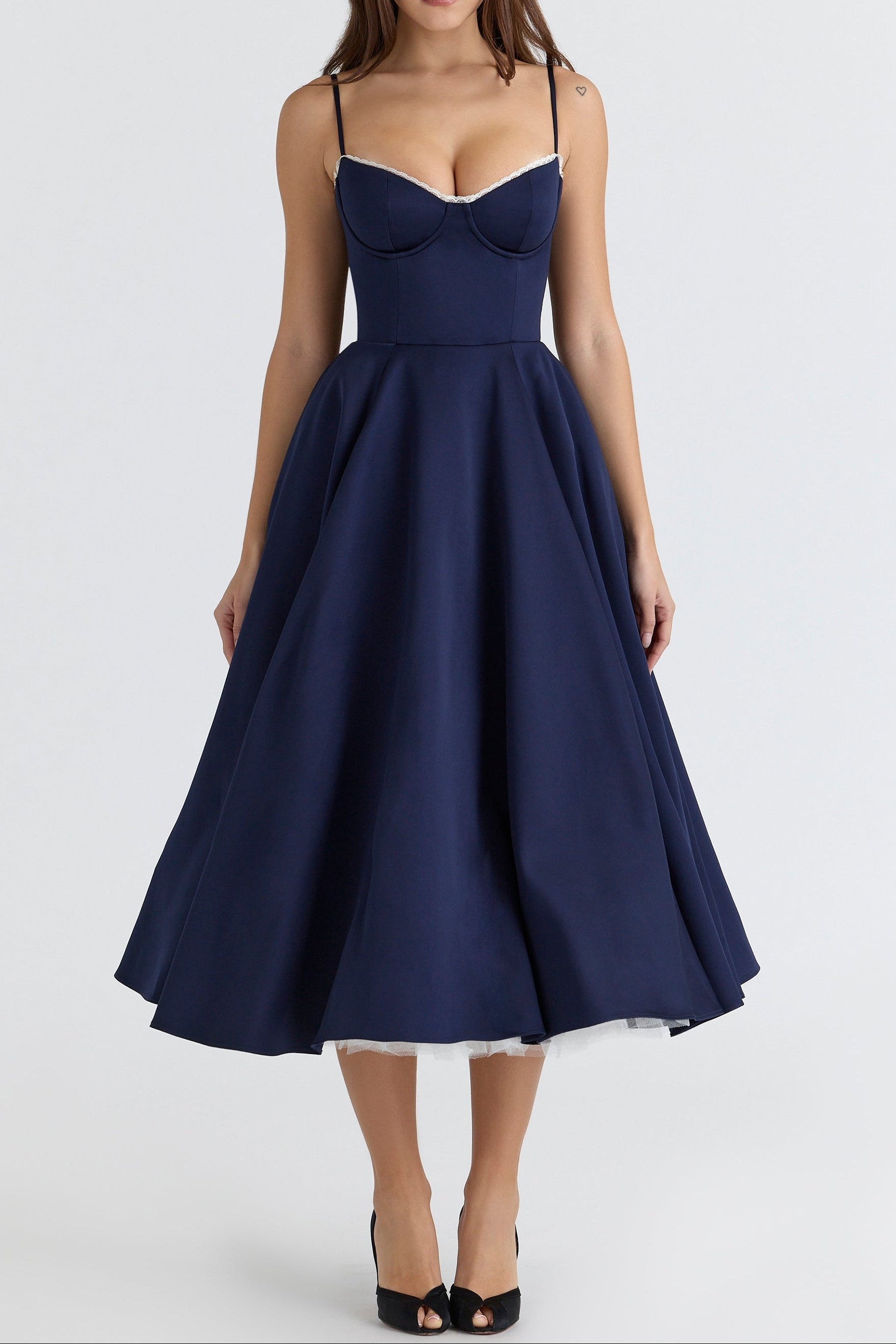 Molly Midi Dress in BabyPink ICYBOO