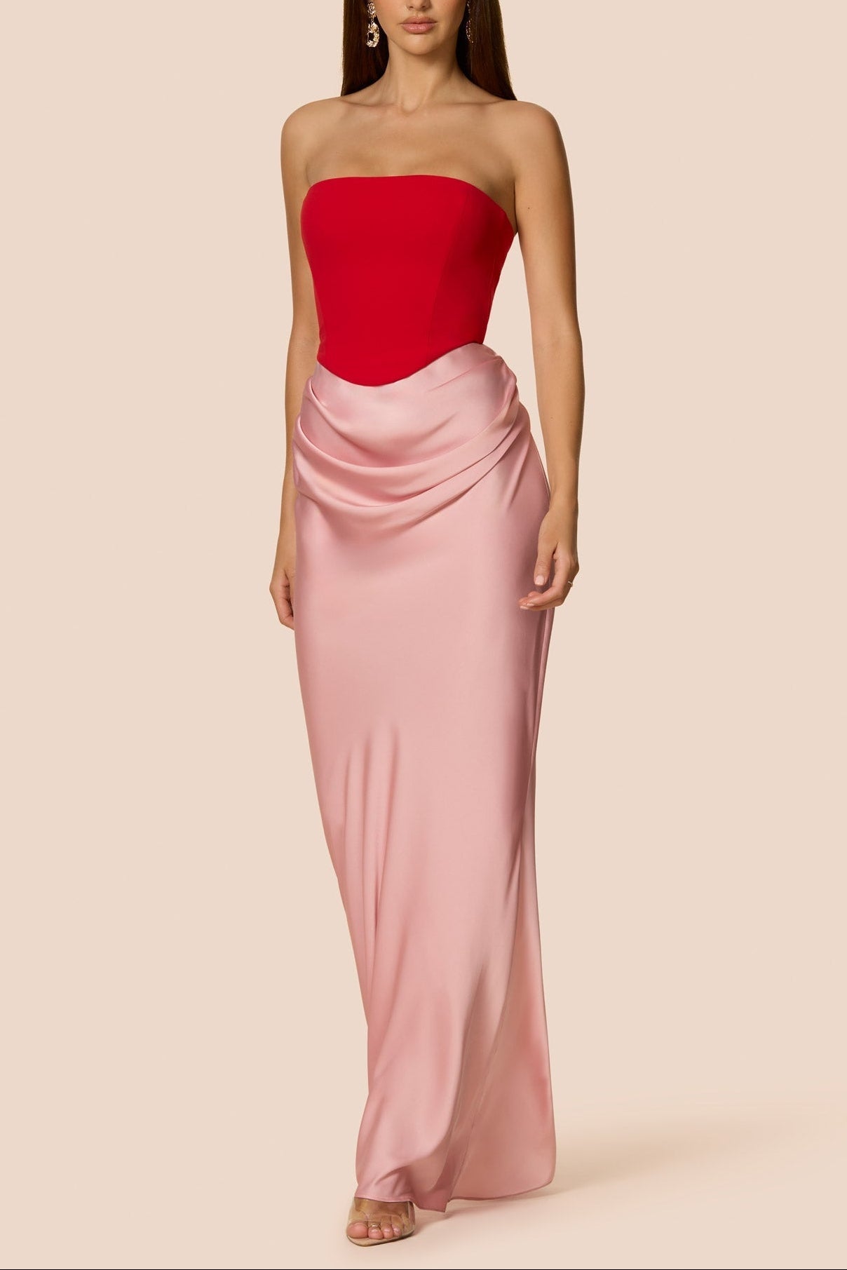 Mary Angela Maxi Gown in NavyBlue ICYBOO