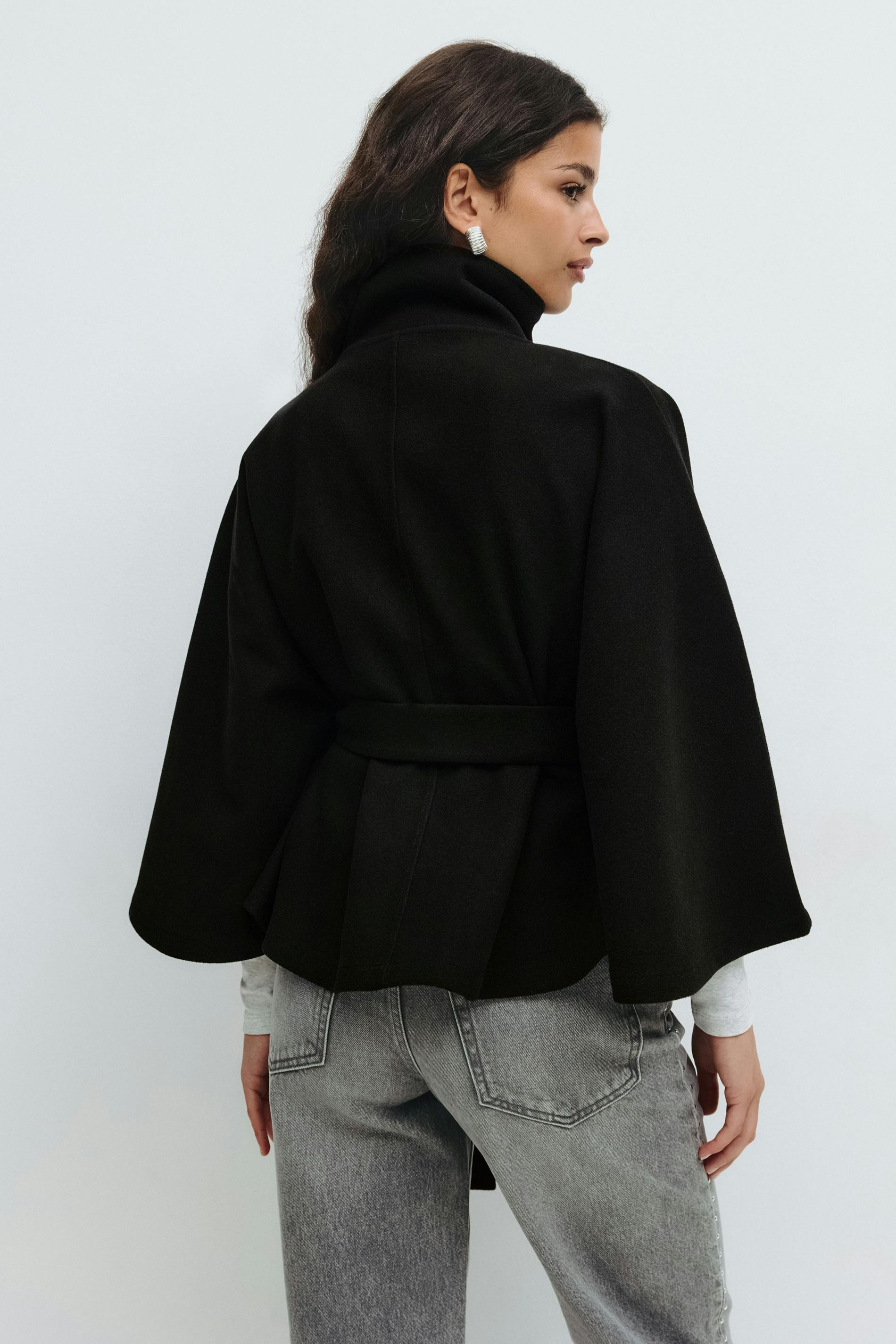 ARIA | Belted Cape Jacket ICYBOO