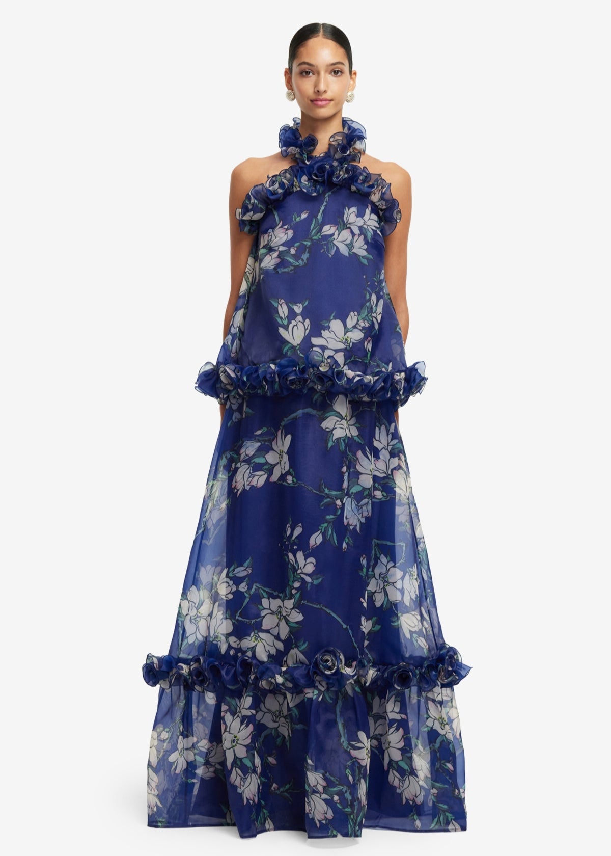 Midnight Magnolia Michelle Top & Paige Skirt Set ICYBOO