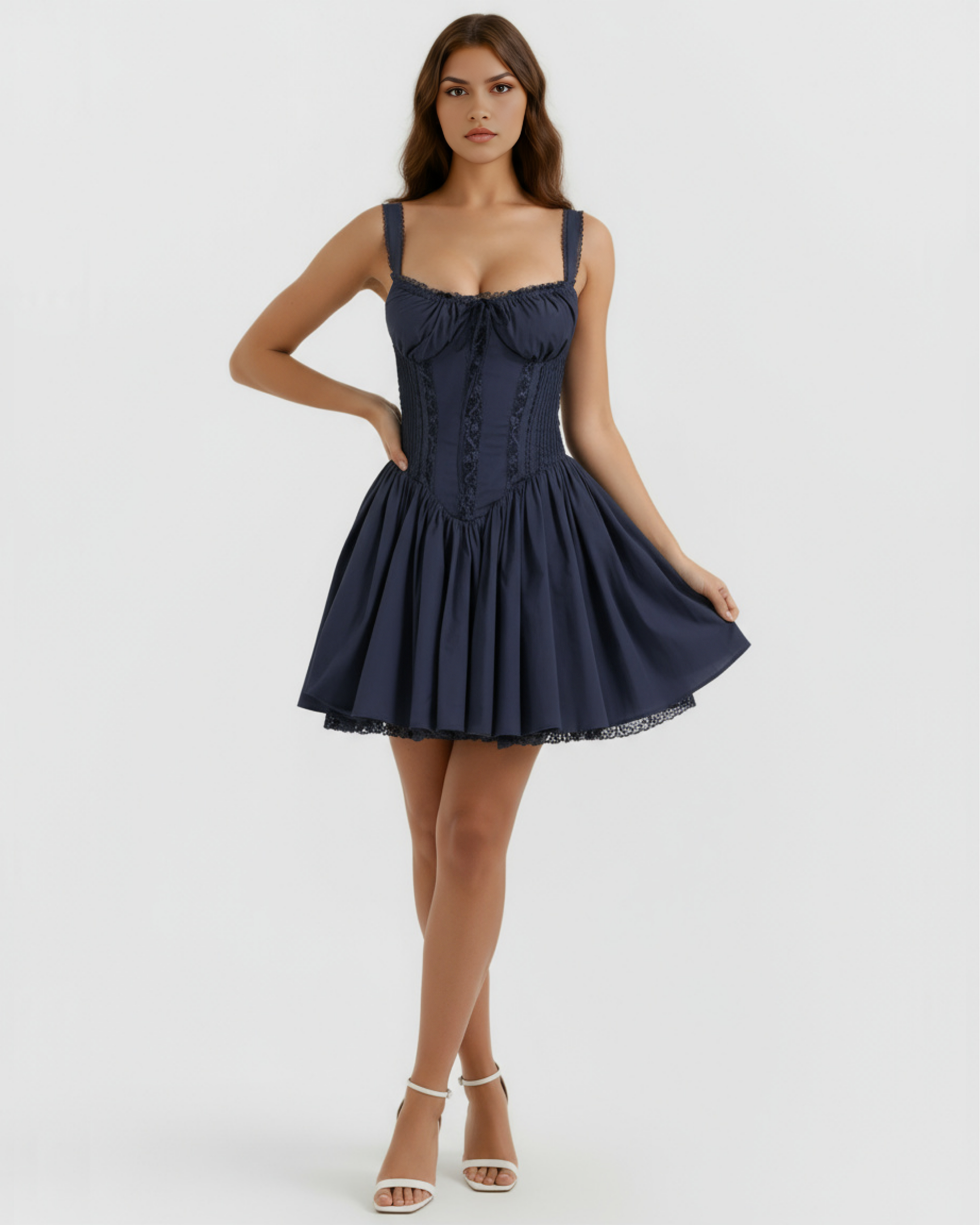 Mini Dress | Soft Girl Style, Sweetheart Neckline, Date Nights & Brunches ICYBOO