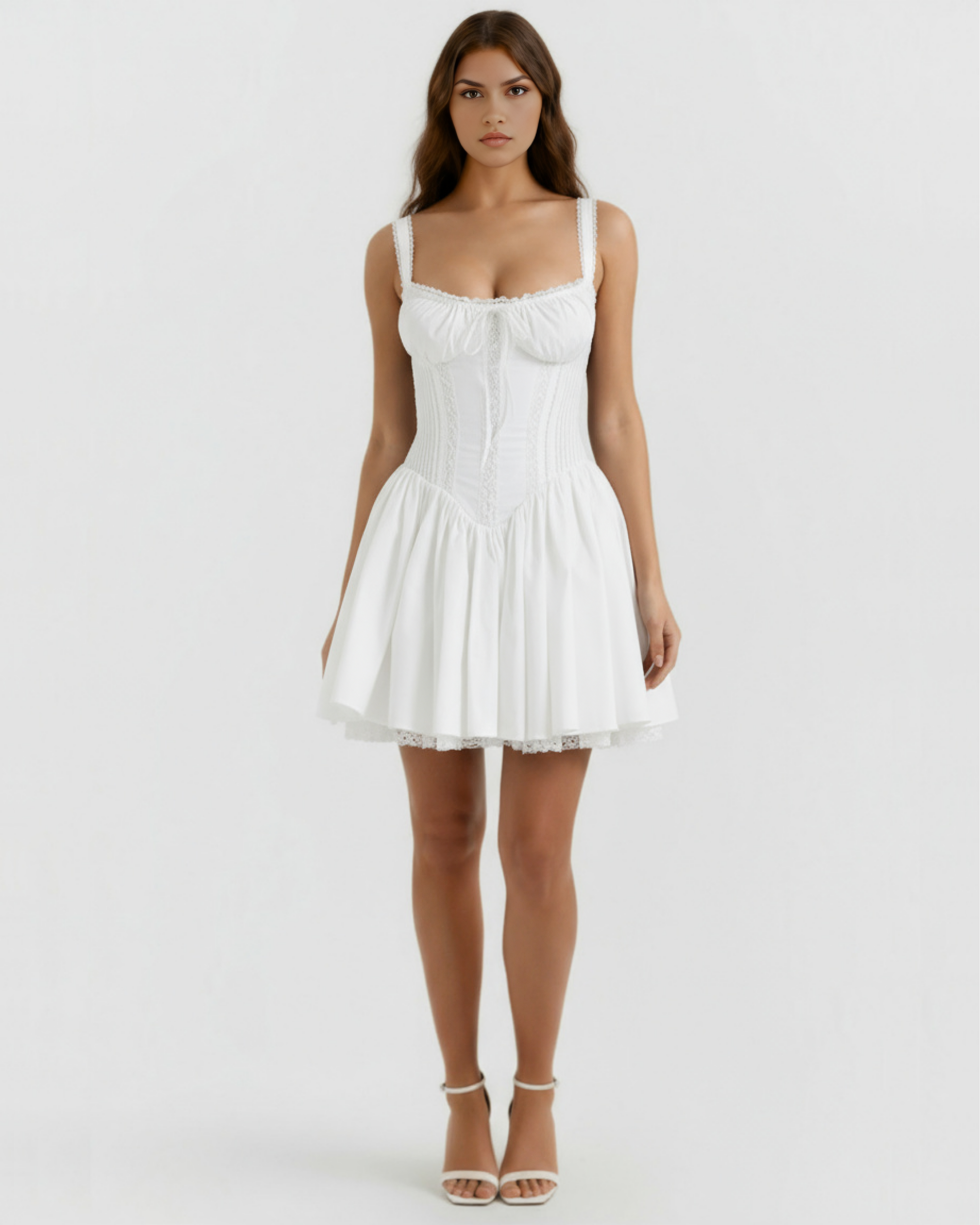 Mini Dress | Soft Girl Style, Sweetheart Neckline, Romantic Dates & Brunches ICYBOO