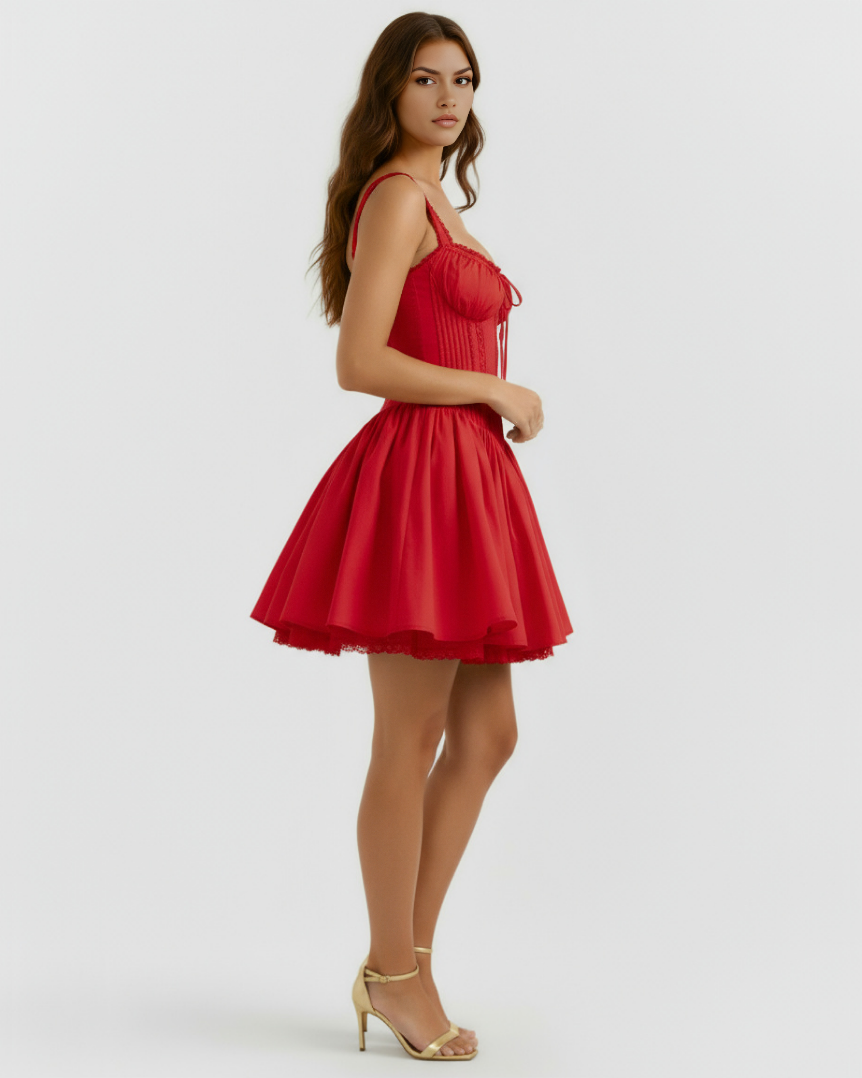 Mini Dress | Soft Girl Style, Sweetheart Neckline, Date Nights & Garden Parties ICYBOO