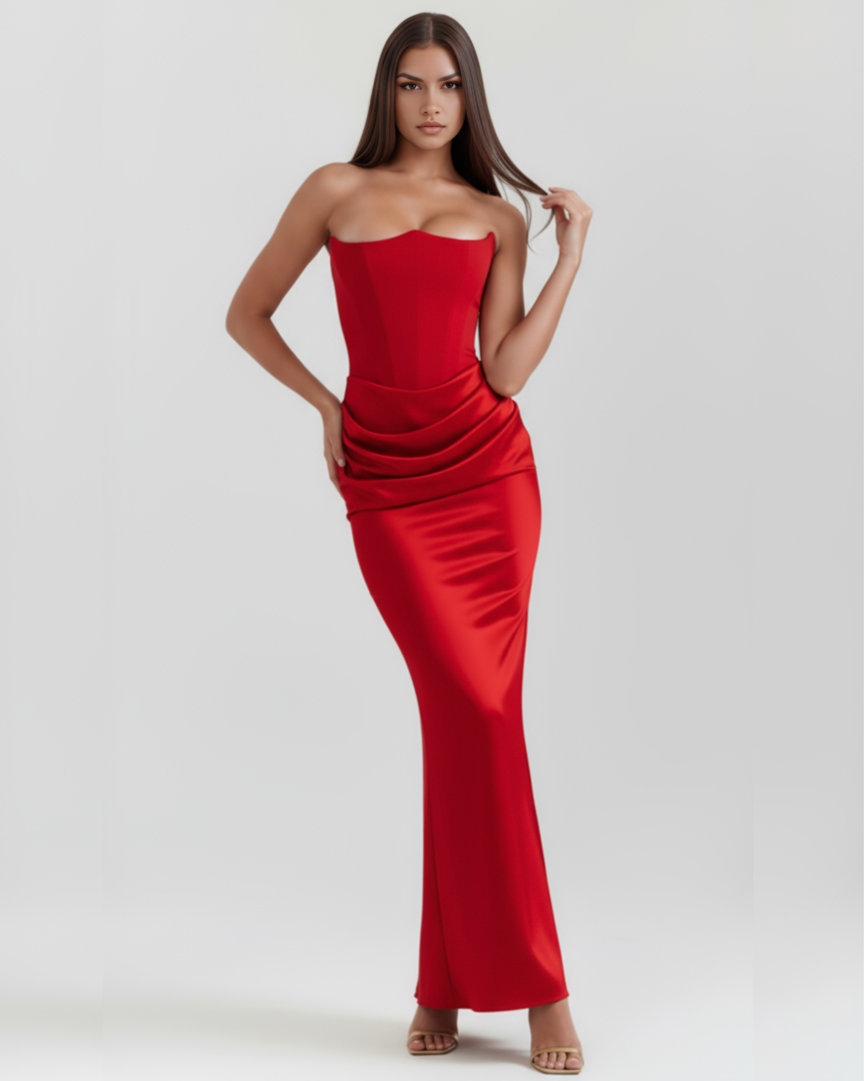 Corset Dress | Almond Muse Style, Boned Bodice, Glamorous Events ICYBOO