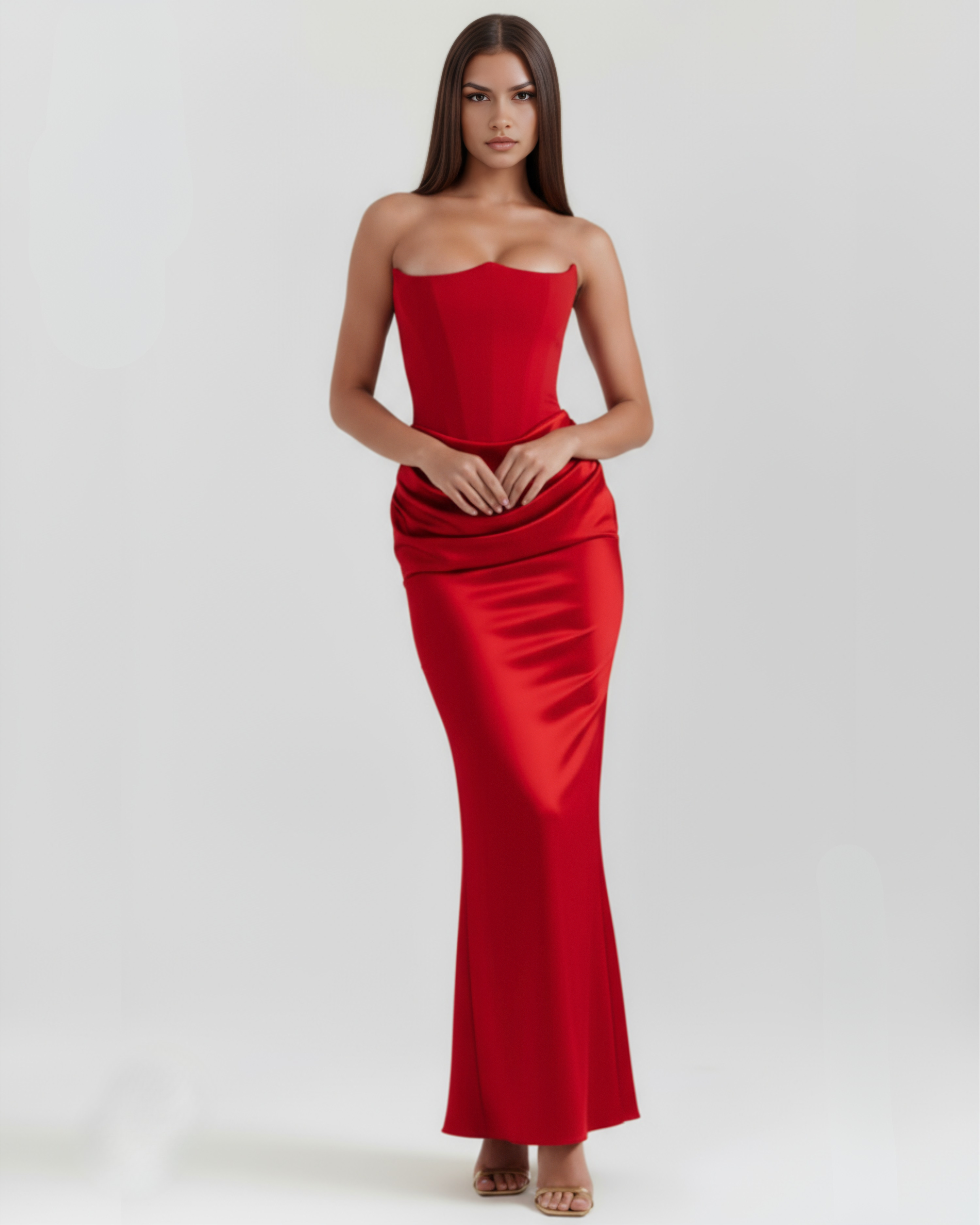 Corset Dress | Almond Muse Style, Boned Bodice, Glamorous Events ICYBOO