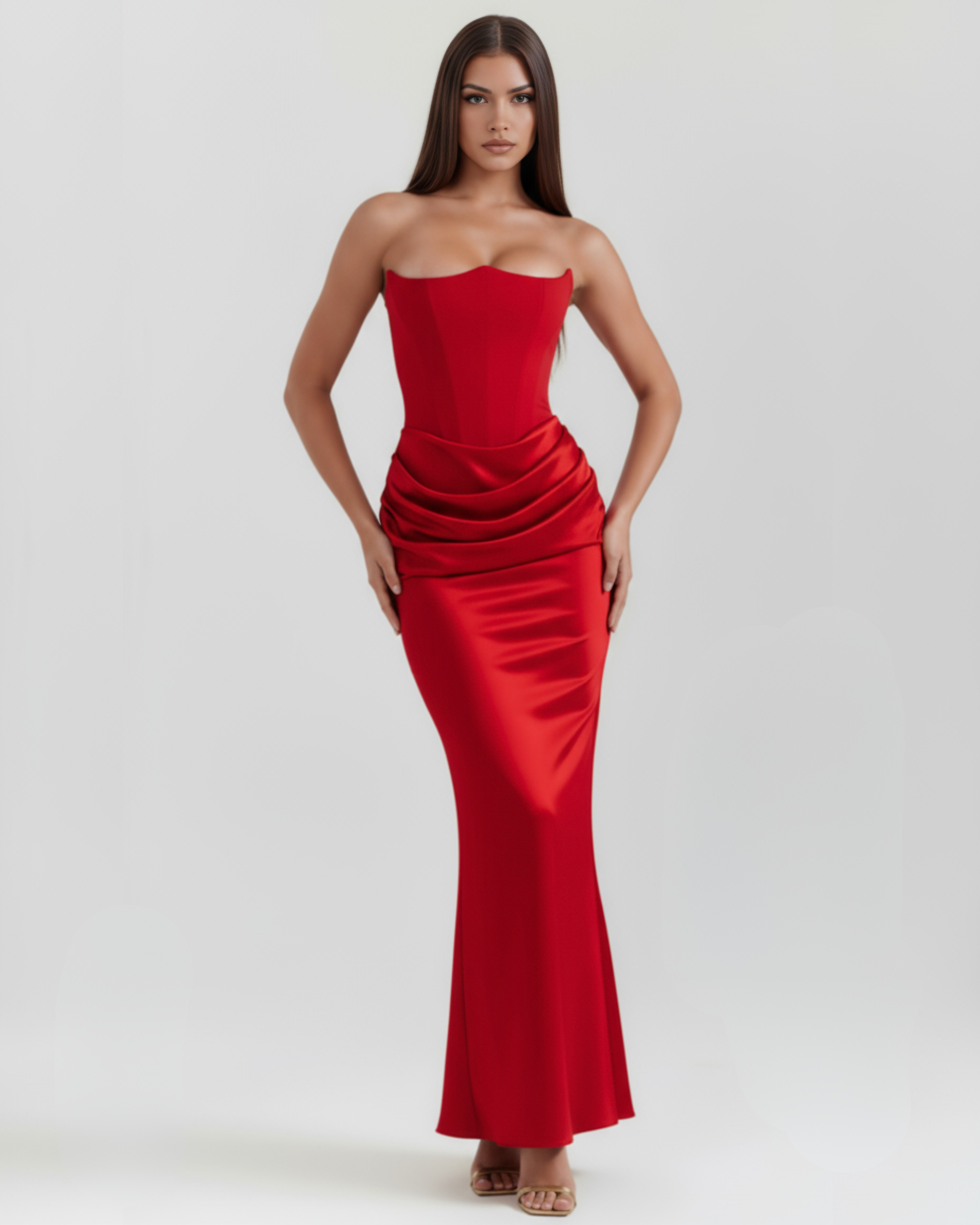 Corset Dress | Almond Muse Style, Boned Bodice, Glamorous Events ICYBOO