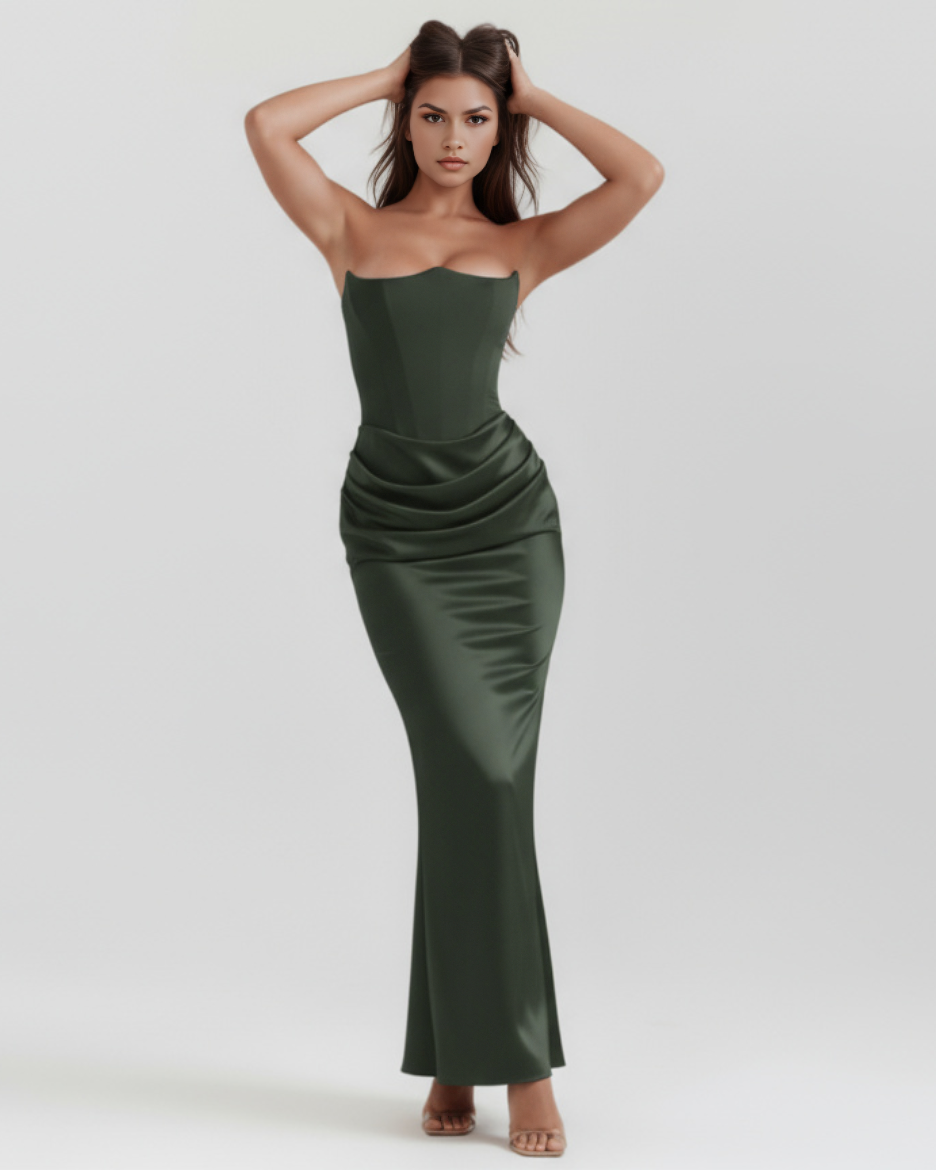 Corset Dress | Almond Muse Style, Boned Bodice, Glamorous Events ICYBOO