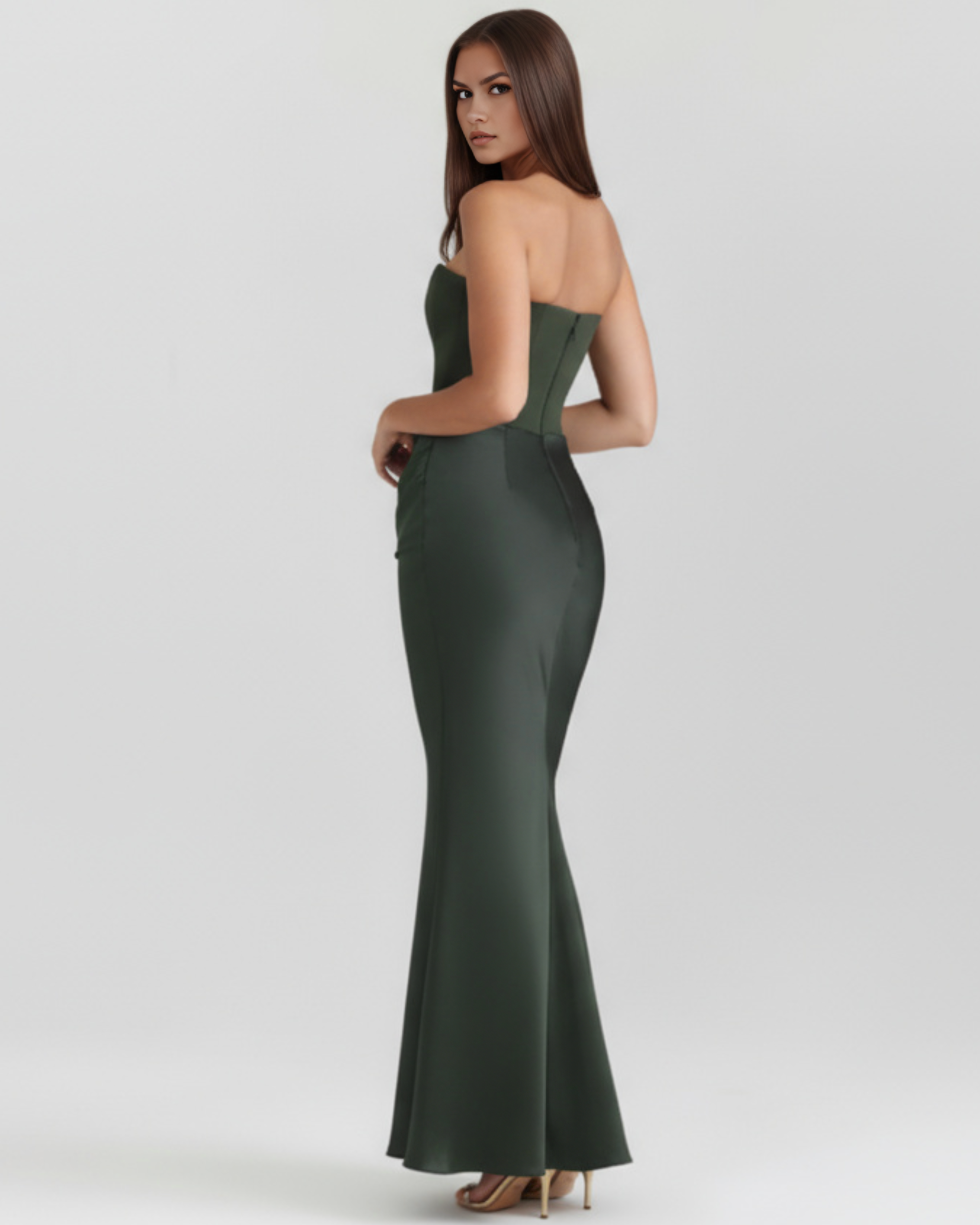 Corset Dress | Almond Muse Style, Boned Bodice, Glamorous Events ICYBOO