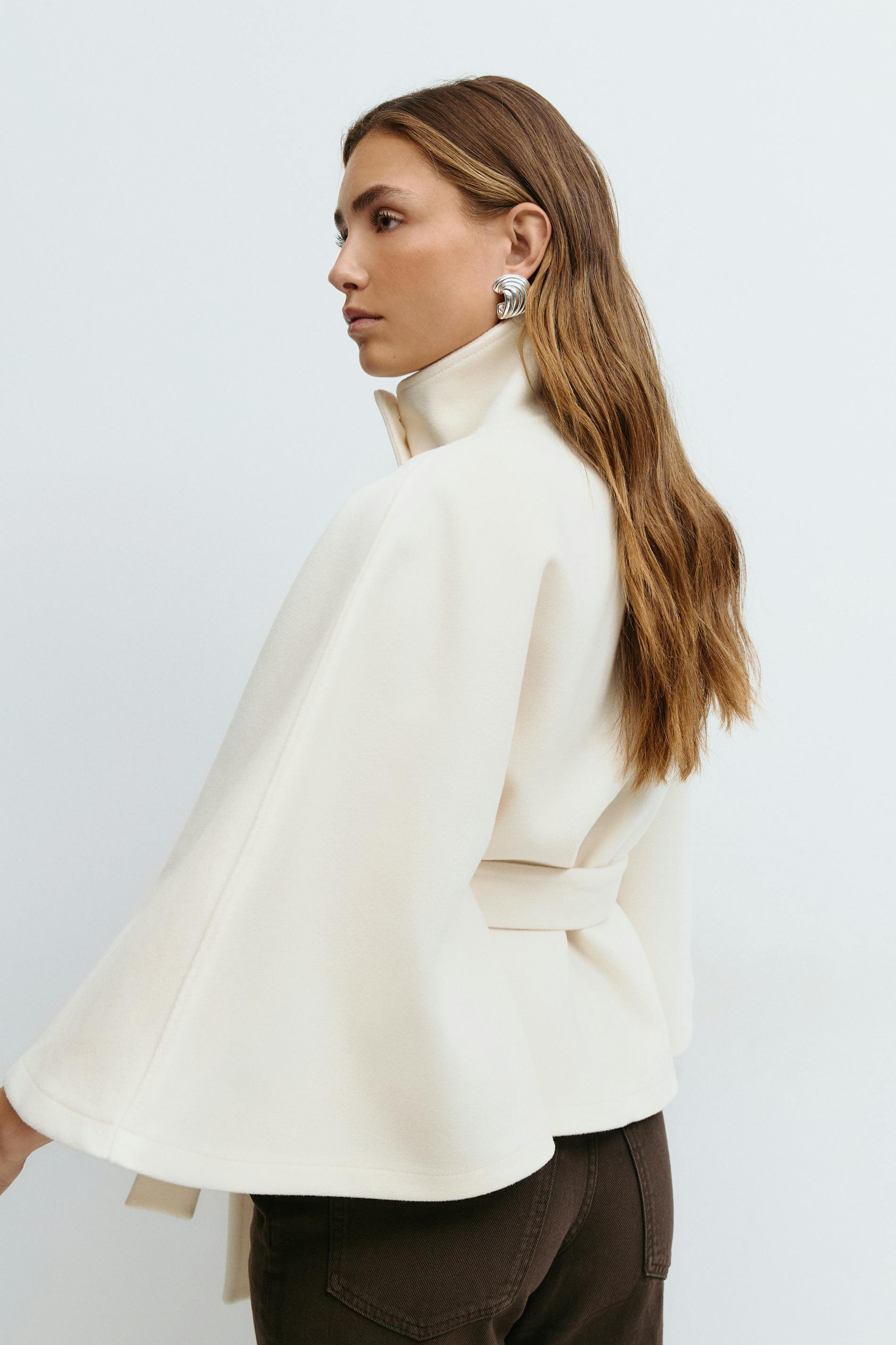 ARIA | Belted Cape Jacket ICYBOO