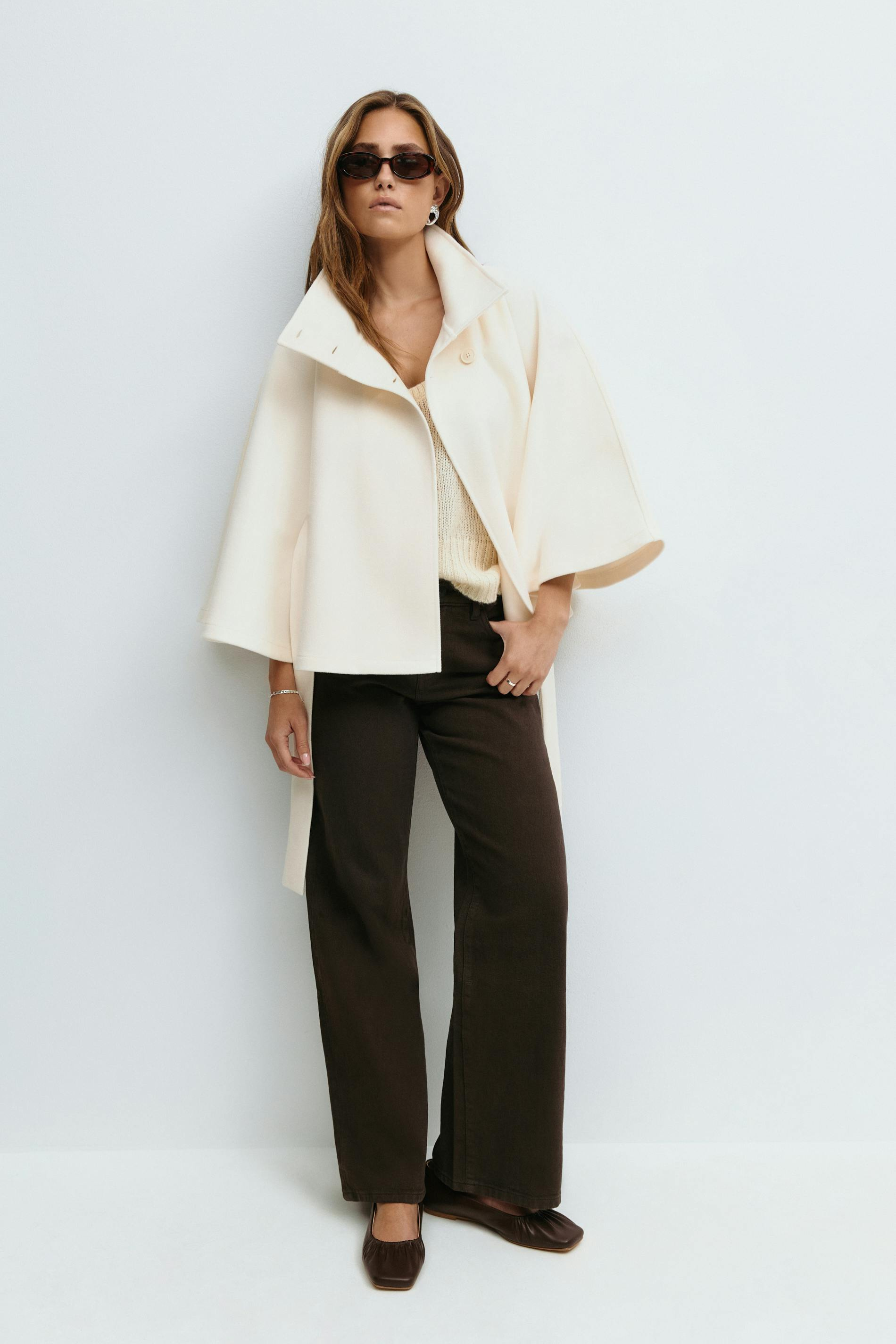 ARIA | Belted Cape Jacket ICYBOO