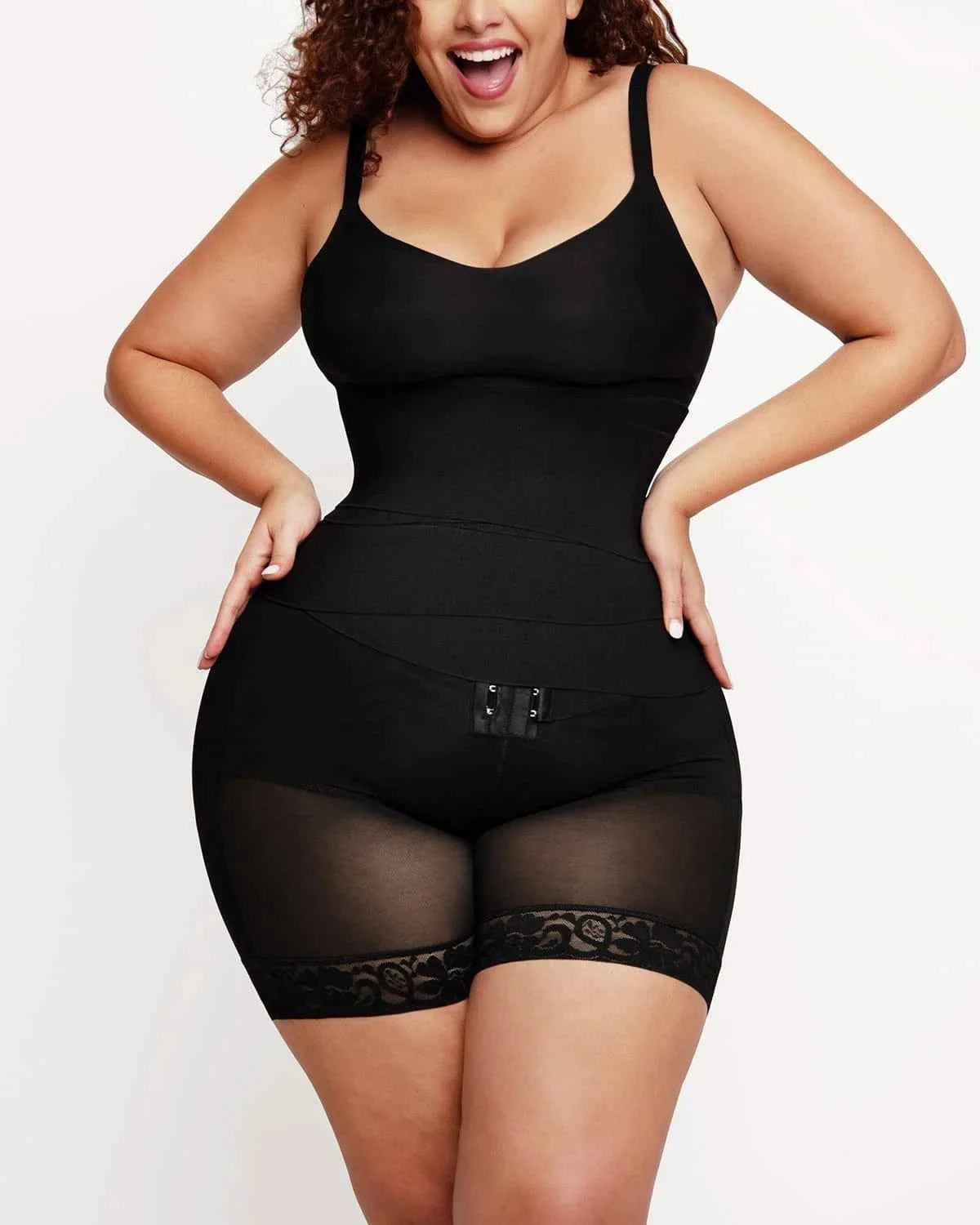 Bare Essentials High-Waisted Shaper Short - Black Booty Lift