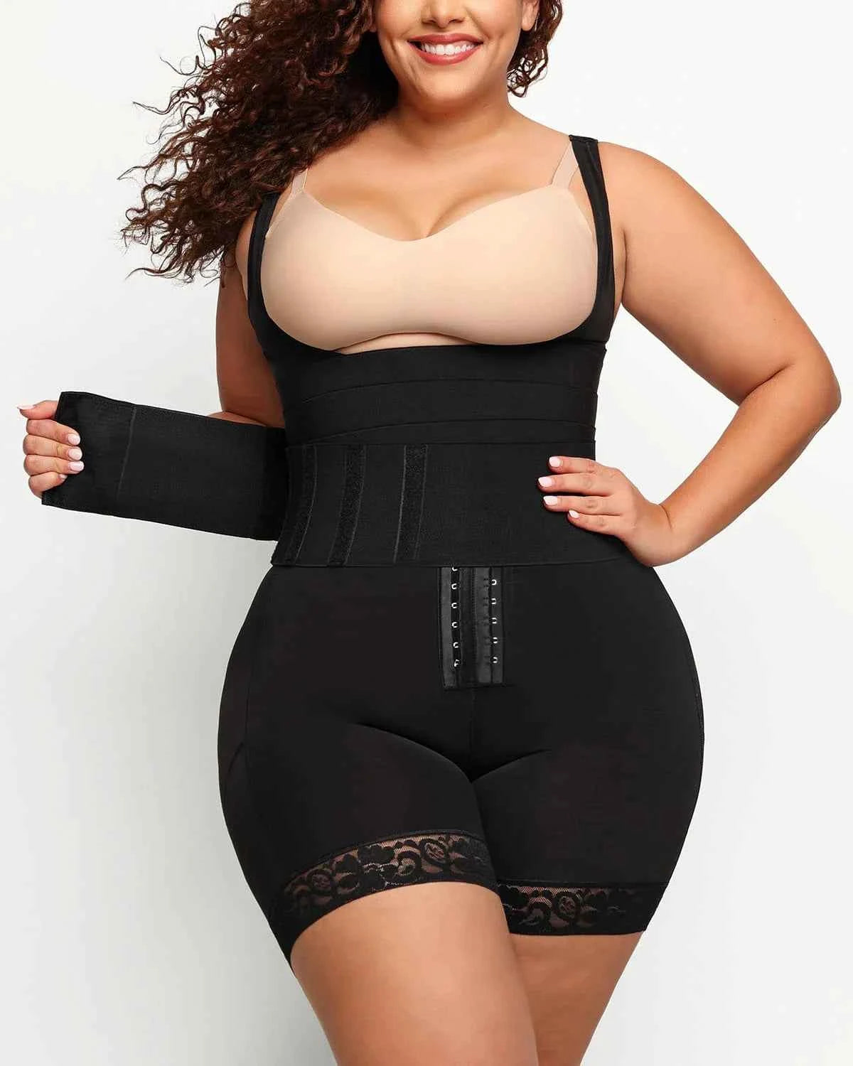 Bare Essentials AirSlim Bodysuit - Black Wrap