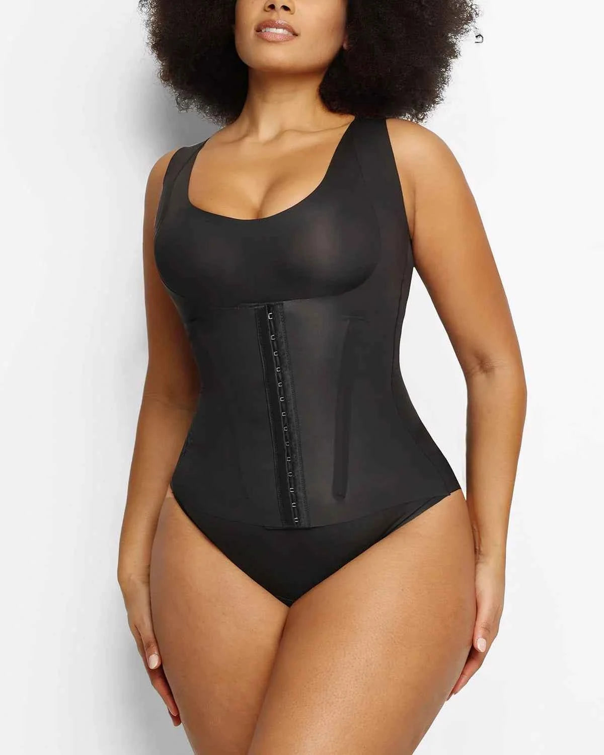 Bare Essentials Shaping Bodysuit - Cream 3-in-1 Design