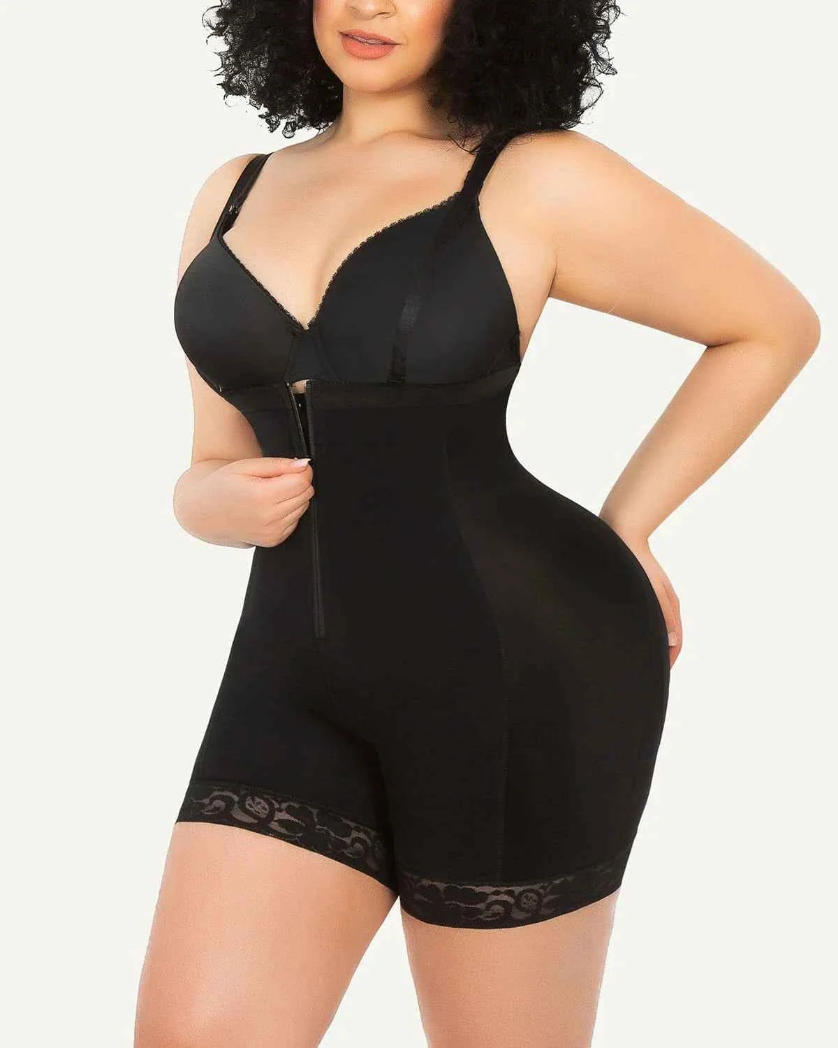 Bare Essentials AirSlim Padded Butt Lifter Short - Black