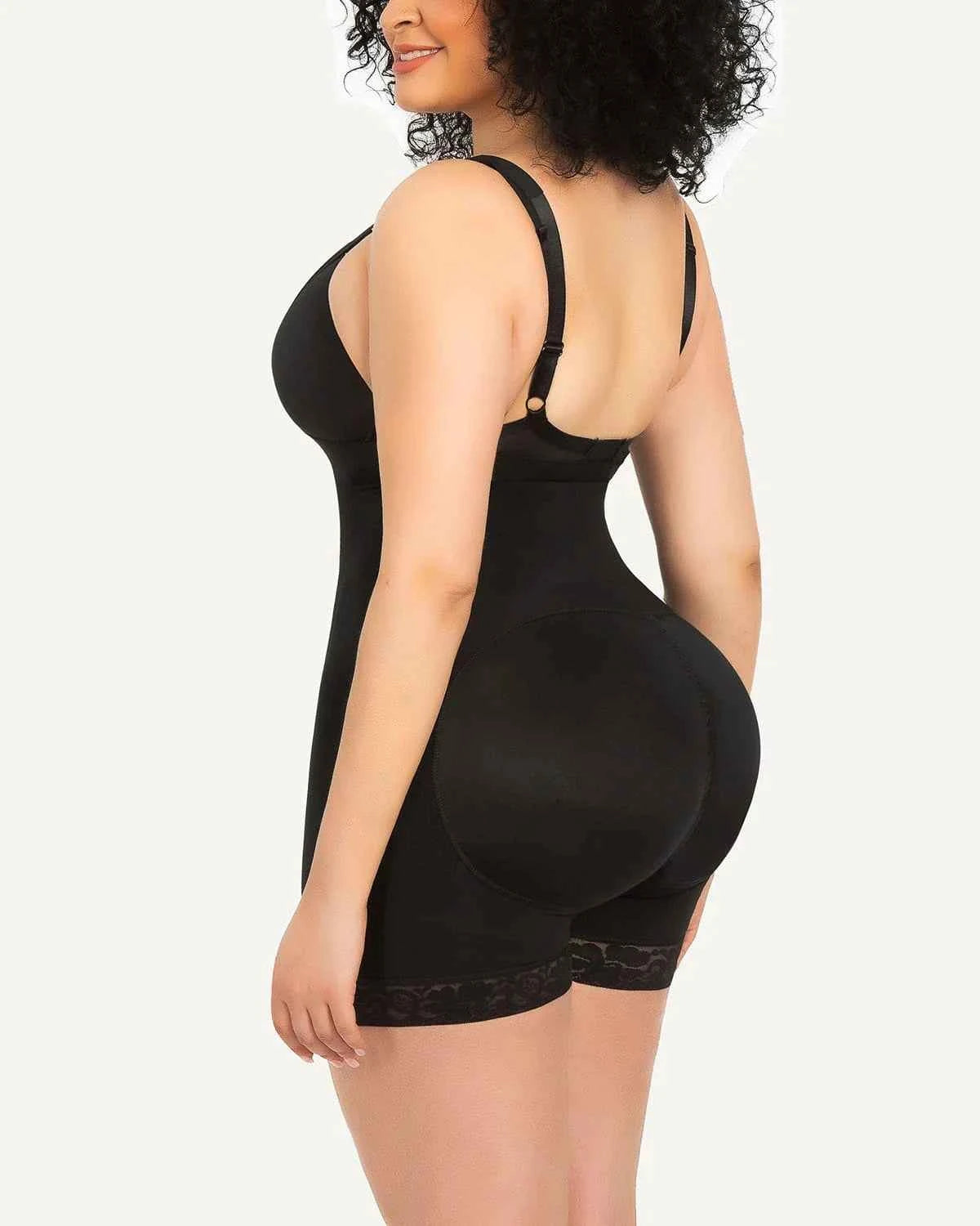 Bare Essentials AirSlim Padded Butt Lifter Short - Black