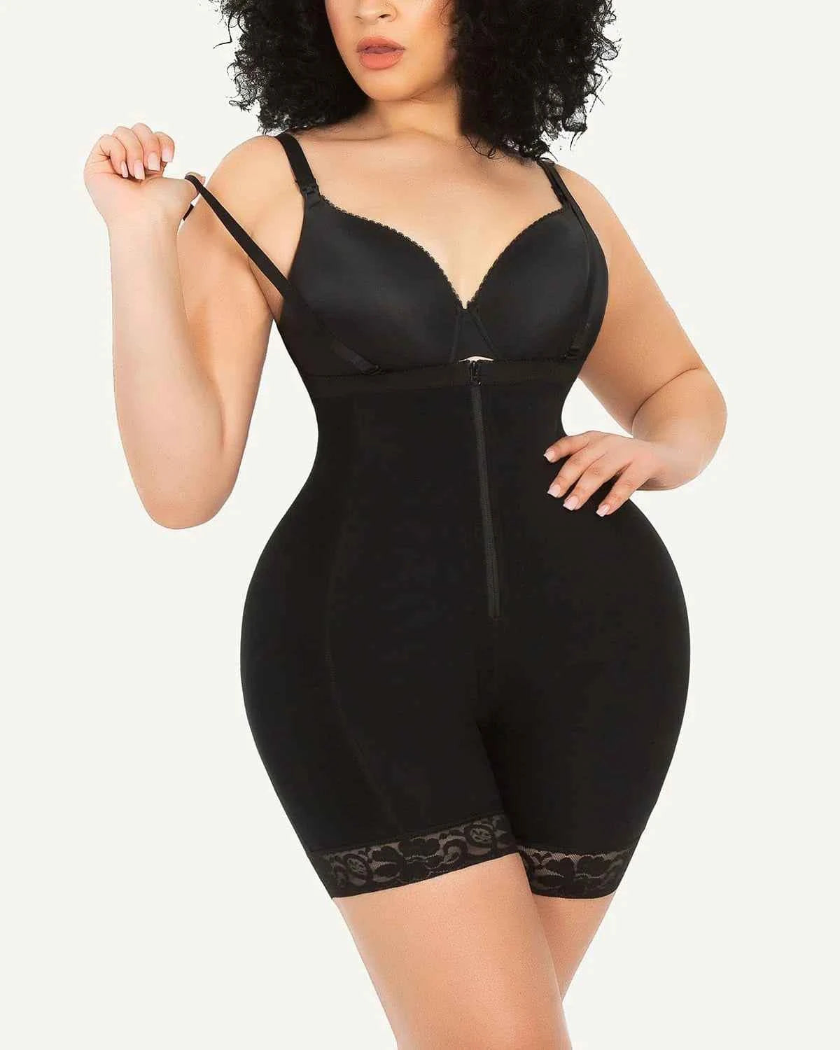 Bare Essentials AirSlim Padded Butt Lifter Short - Black