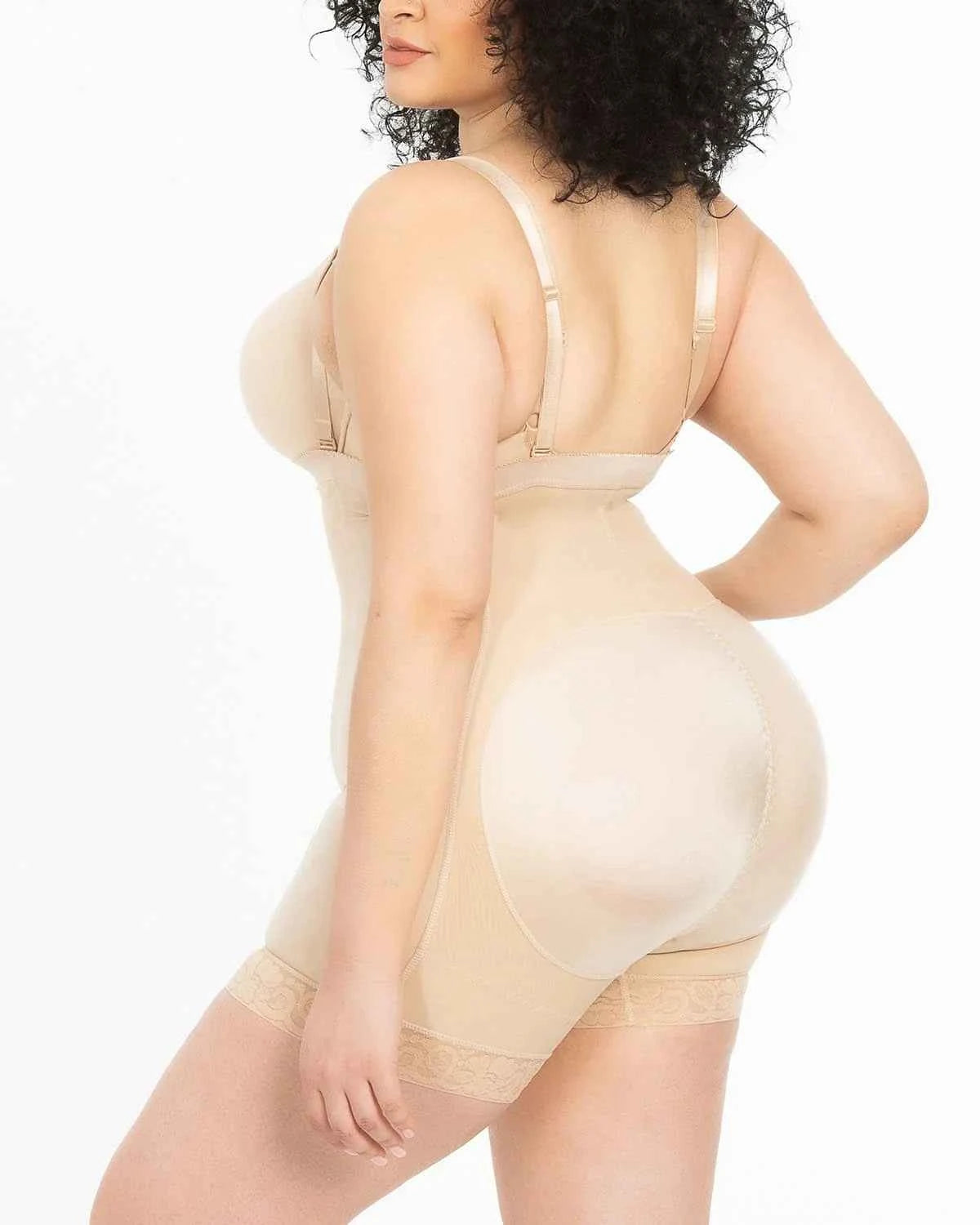 Bare Essentials AirSlim Padded Butt Lifter Short - Black