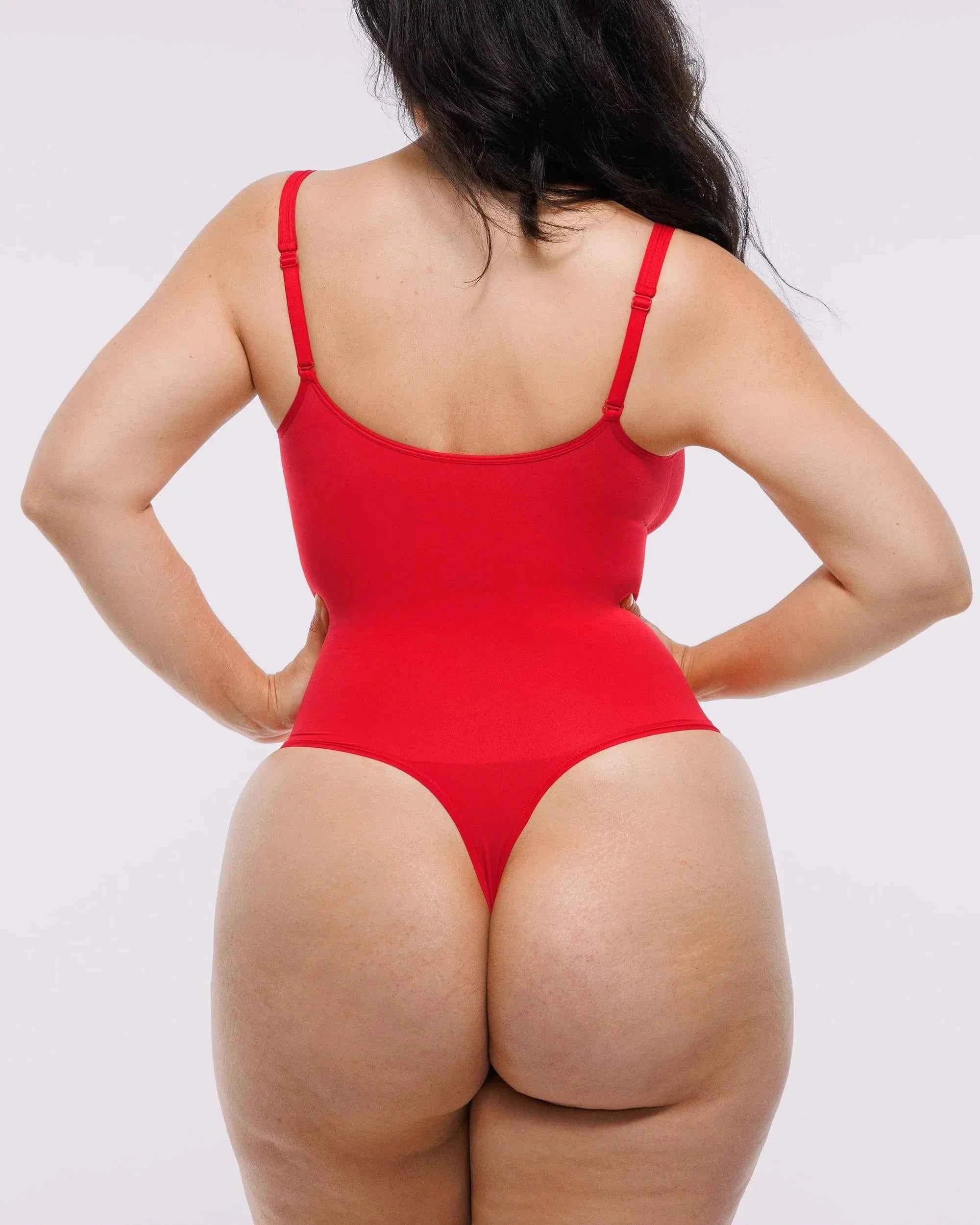 Bare Essentials Thong Bodysuit - Skin Flow Zipper Front