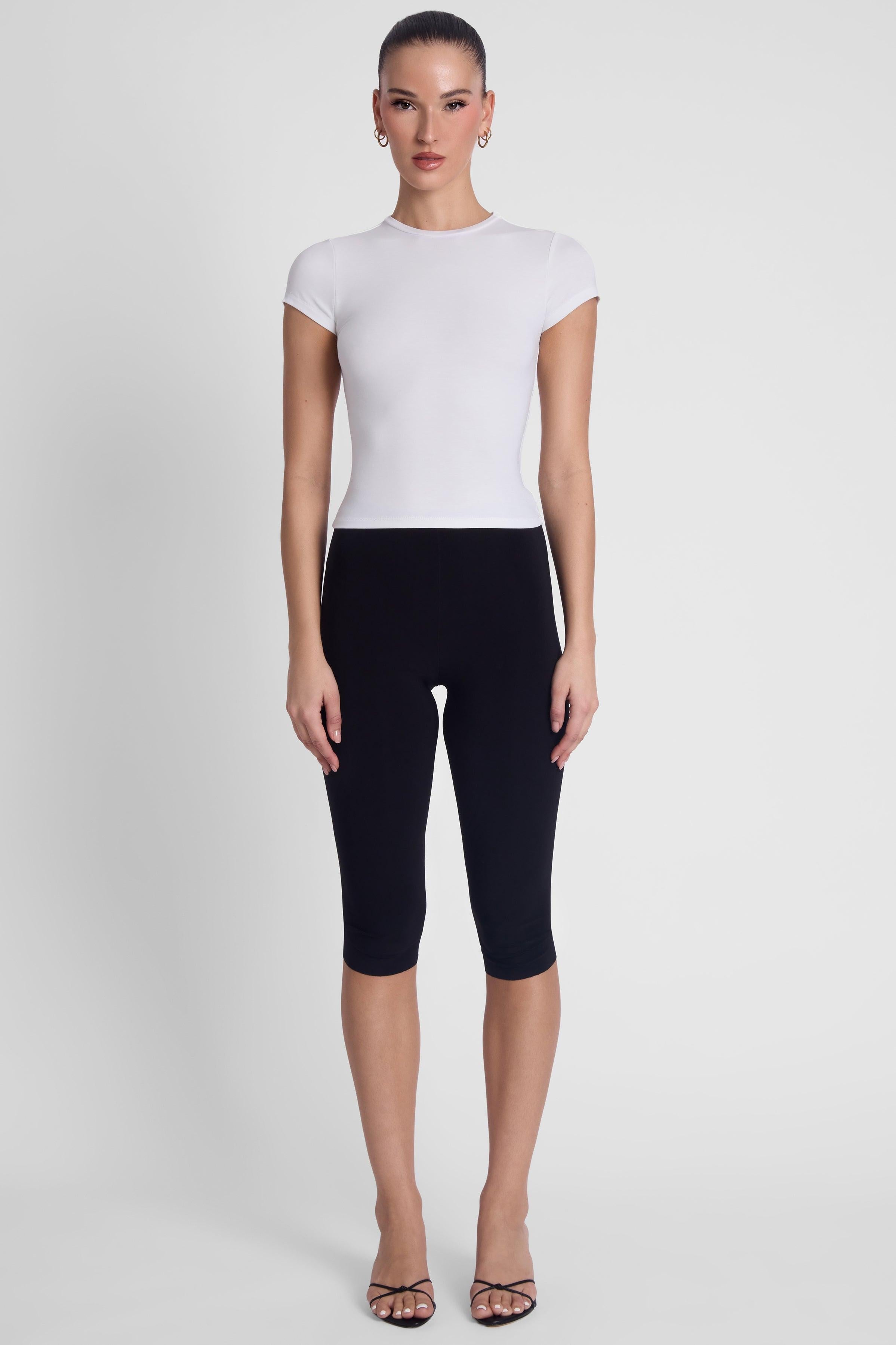 Classic White Short Sleeve Jersey Top ICYBOO