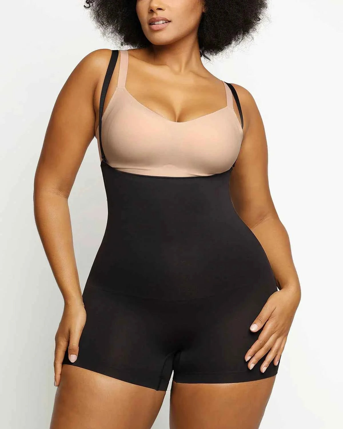 Bare Essentials Eco Shaper Boyshort - Black Seamless