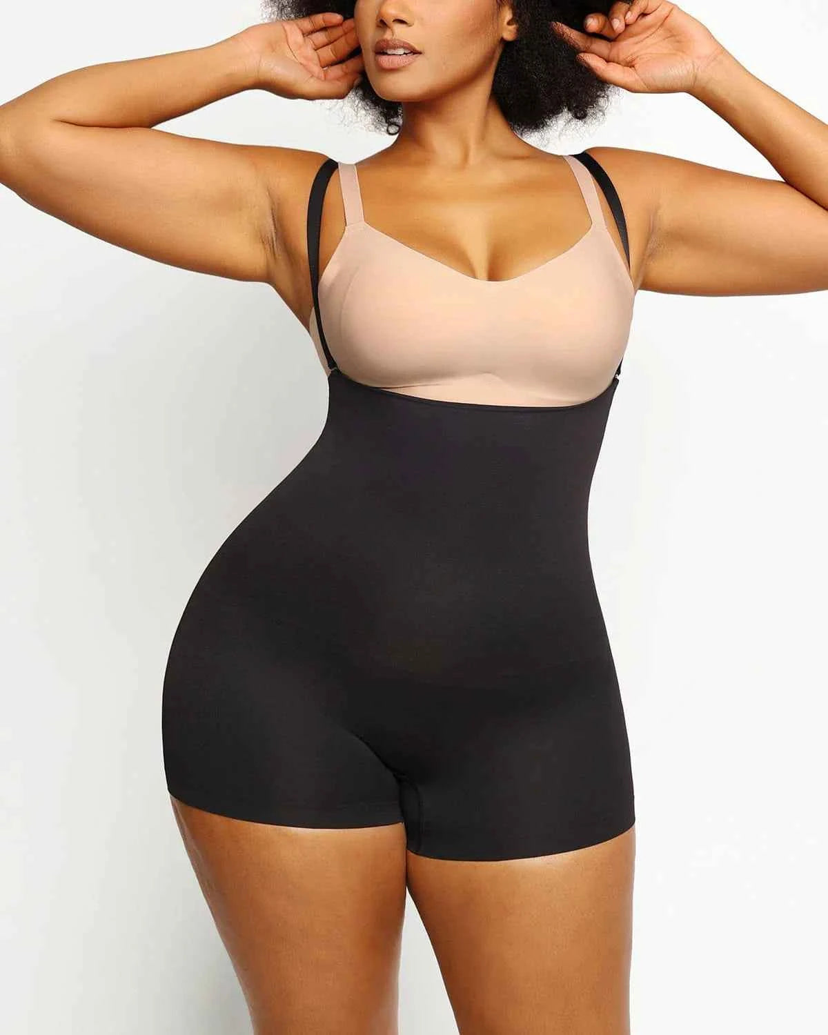 Bare Essentials Eco Shaper Boyshort - Black Seamless