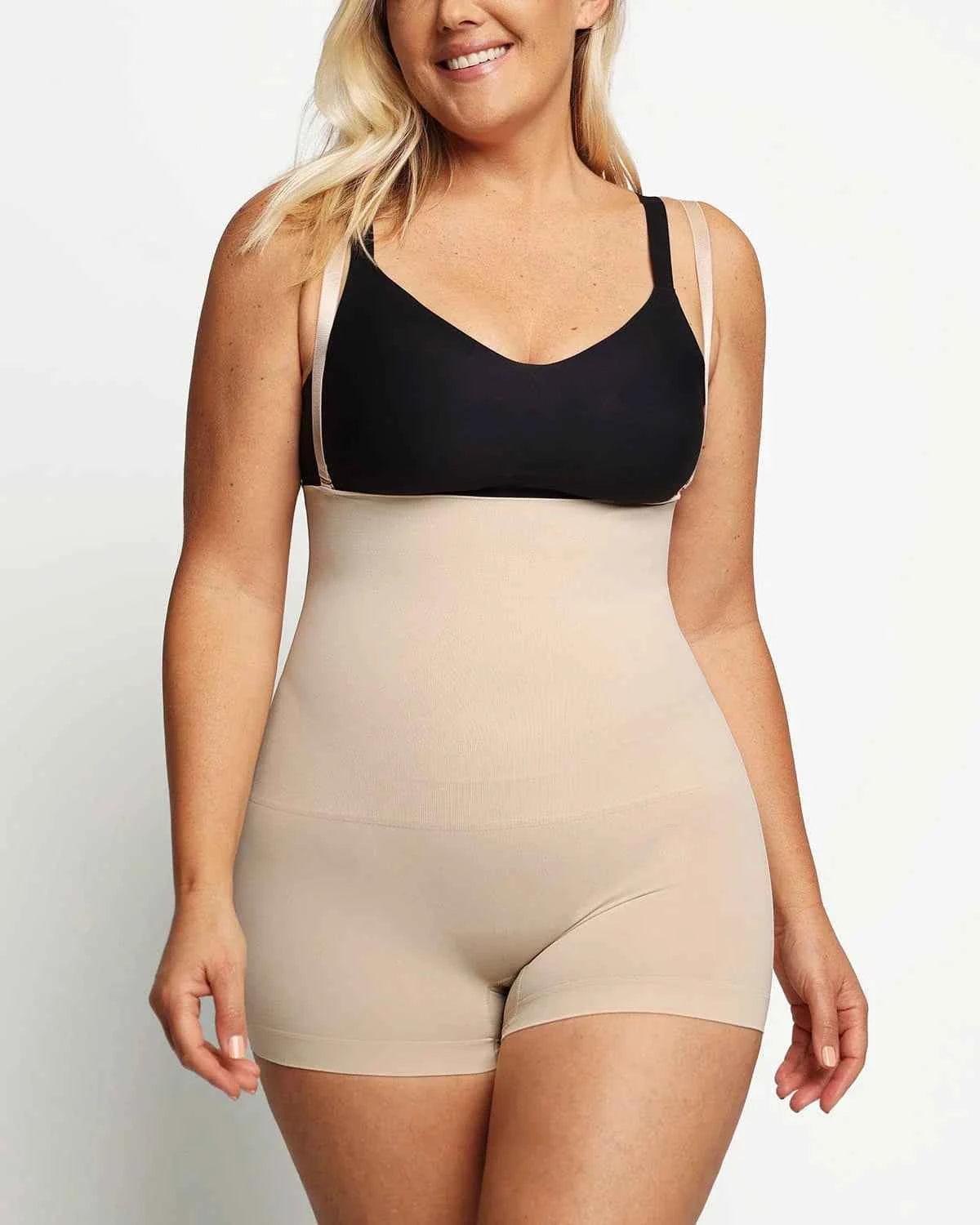 Bare Essentials Eco Shaper Boyshort - Black Seamless