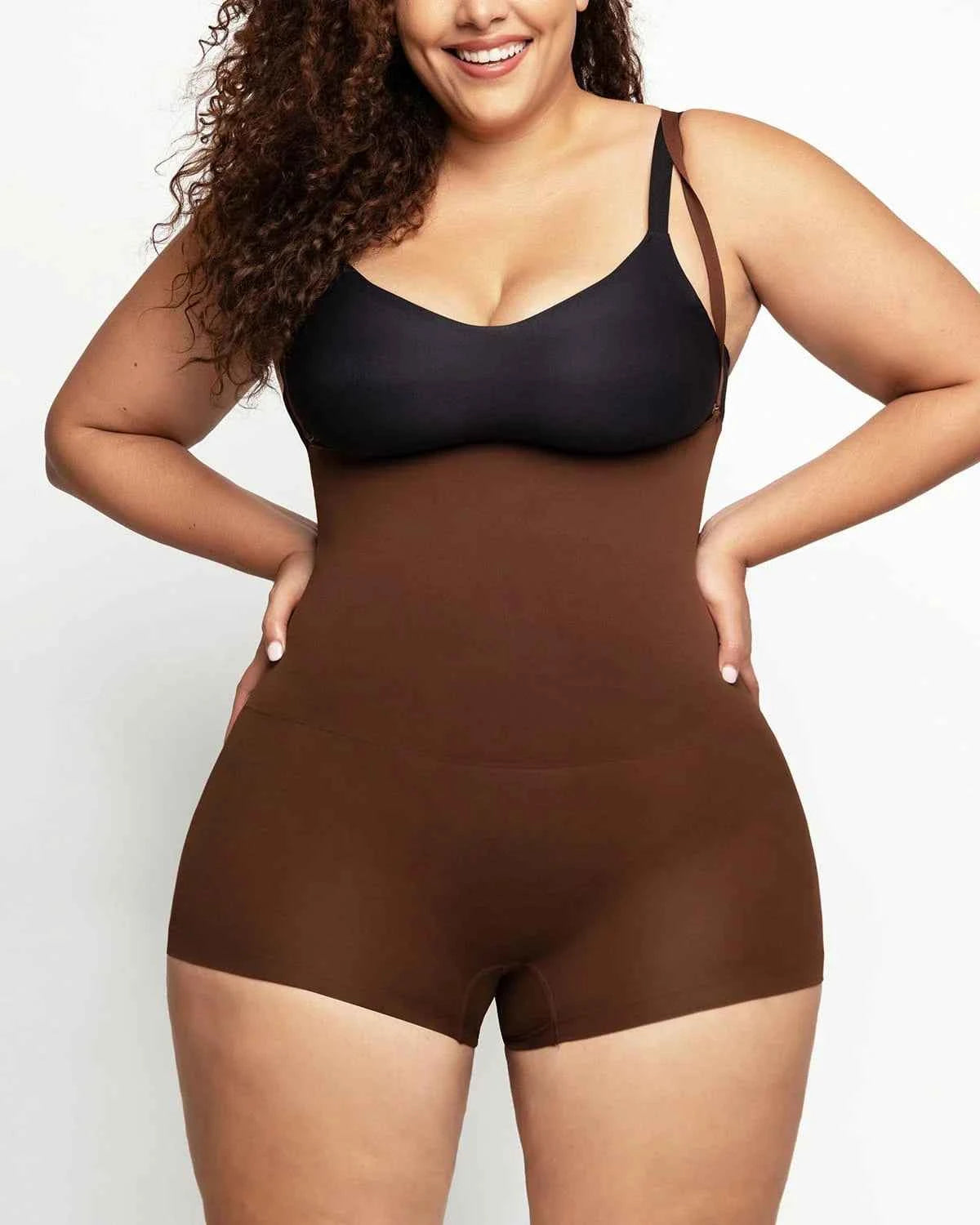 Bare Essentials Eco Shaper Boyshort - Black Seamless
