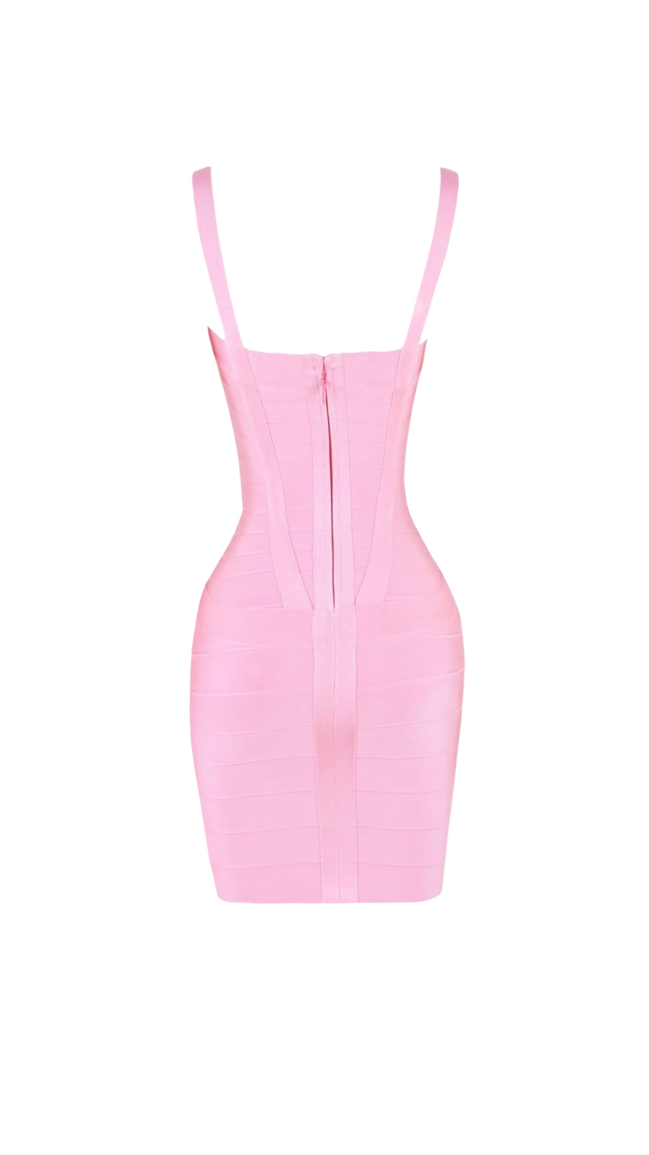 Aria Sculpted Bandage Mini Dress - ICYBOO