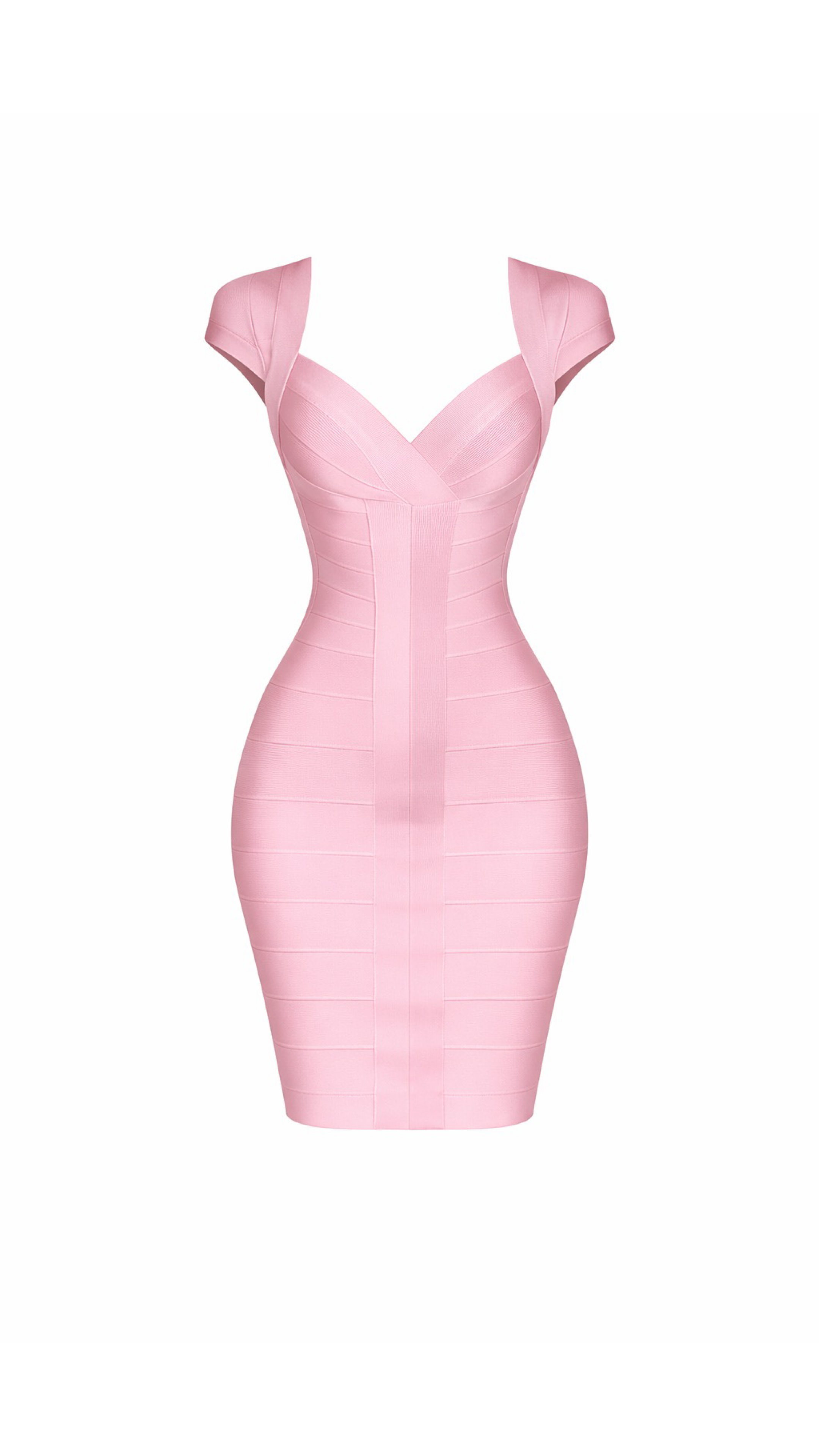 Aysha Deep V Bandage Mini Dress - ICYBOO