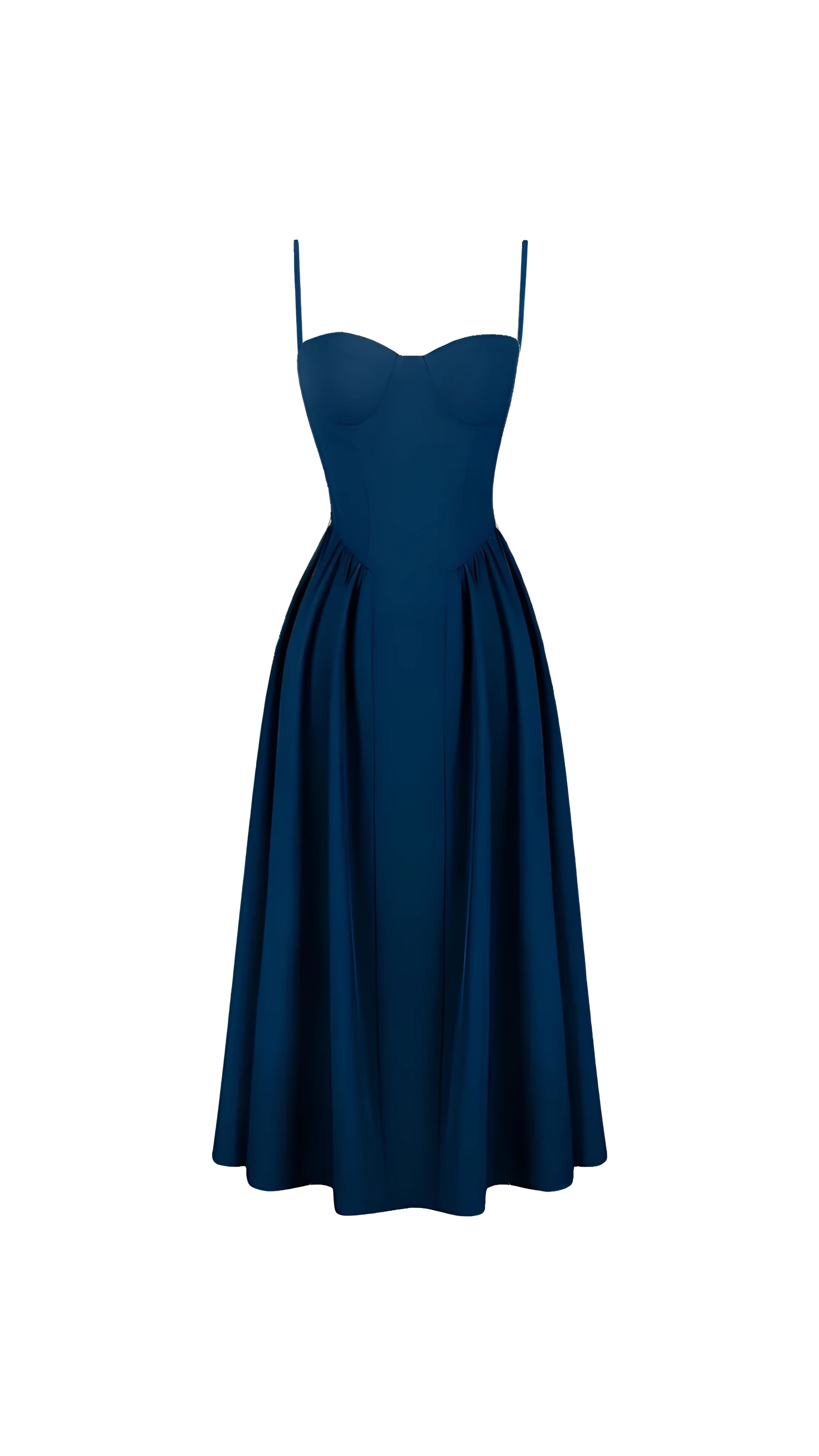 Kara Navy Blue Midi Dress