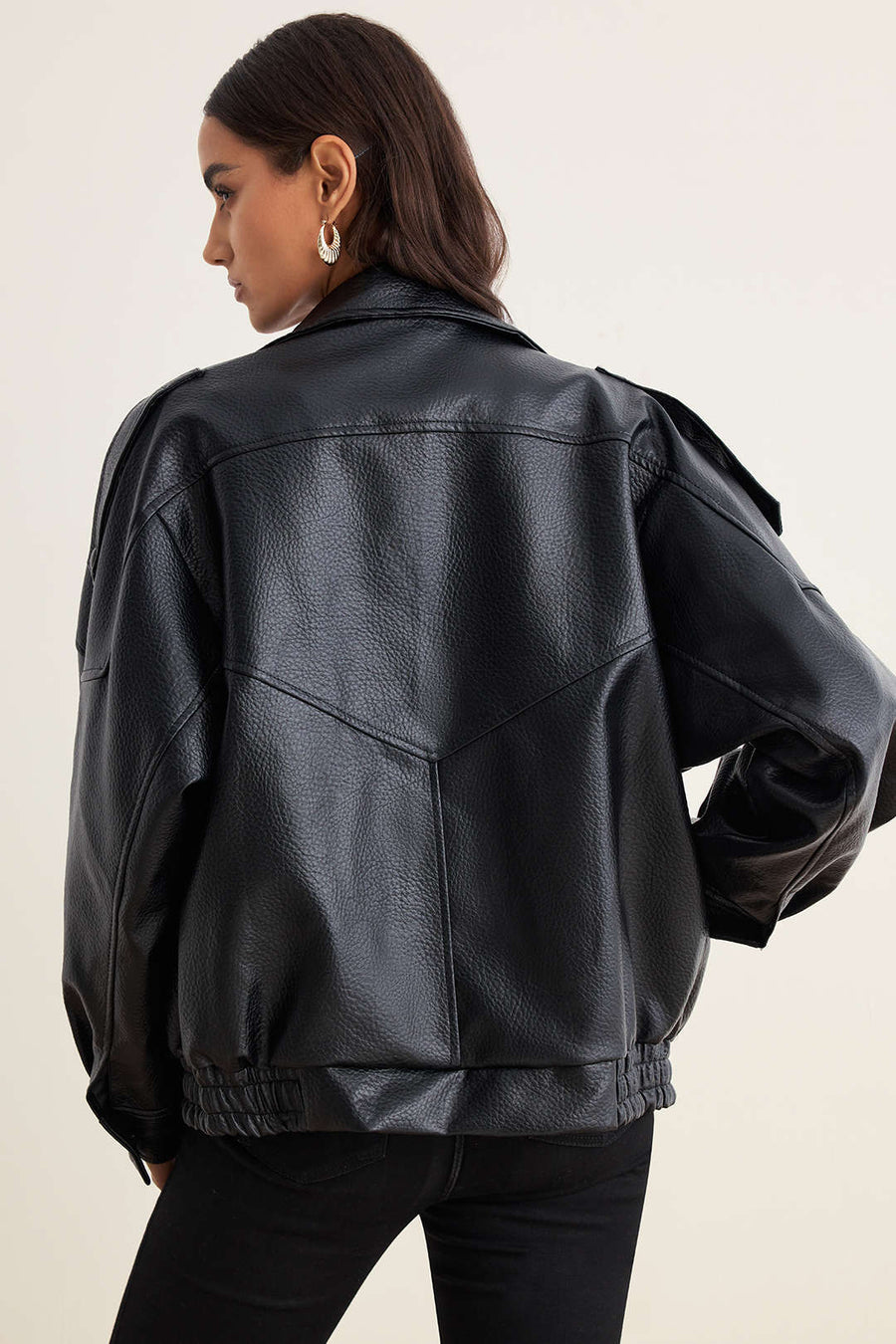 ARIA | Uptown Leather Jacket ICYBOO