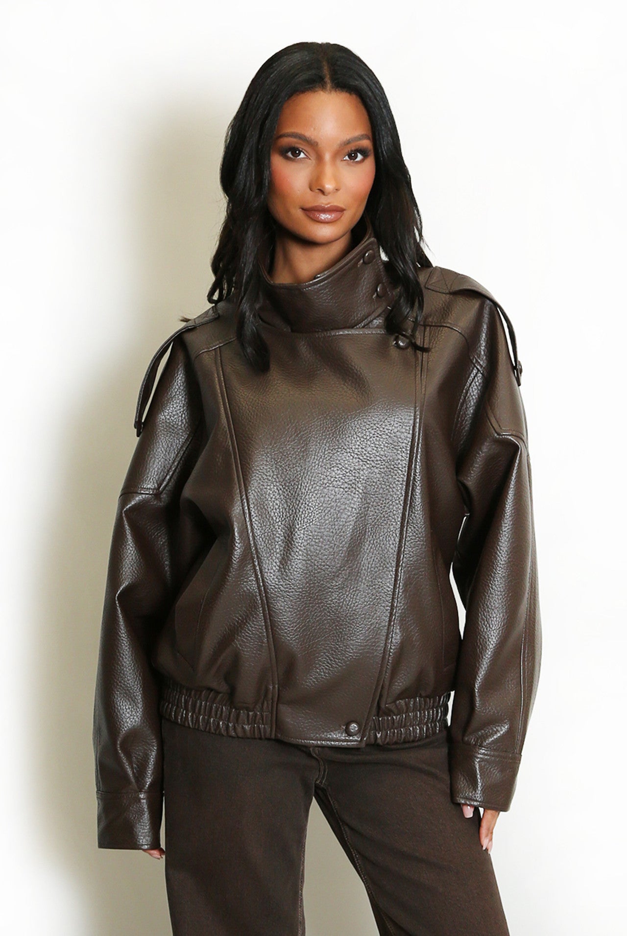ARIA | Uptown Leather Jacket ICYBOO