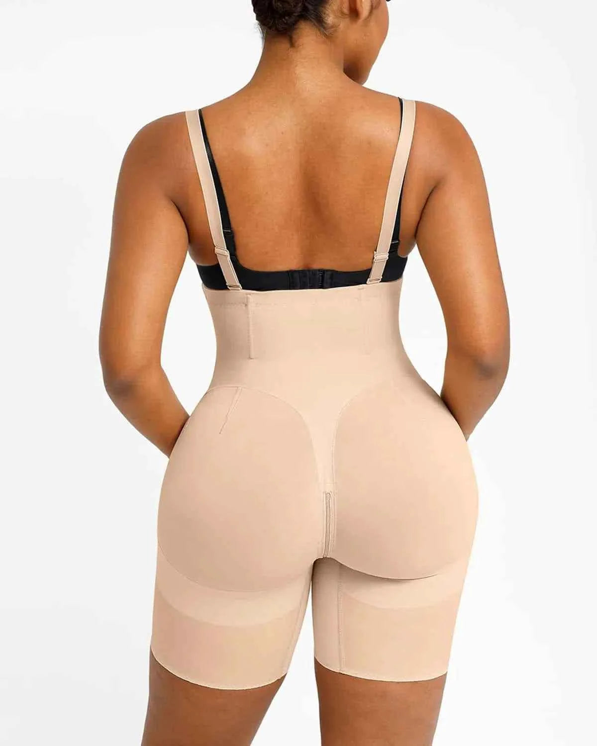 Curve Code™ Mini Sculpting Shorts - Black X-Shaped