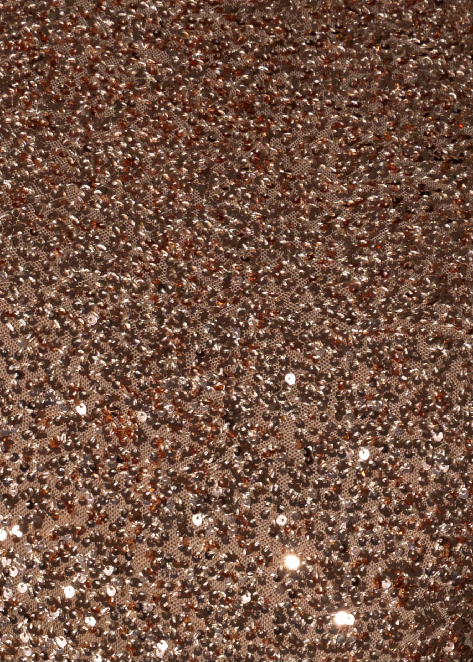 Make It Count Cut Out Sequin Mini Dress - Gold ICYBOO