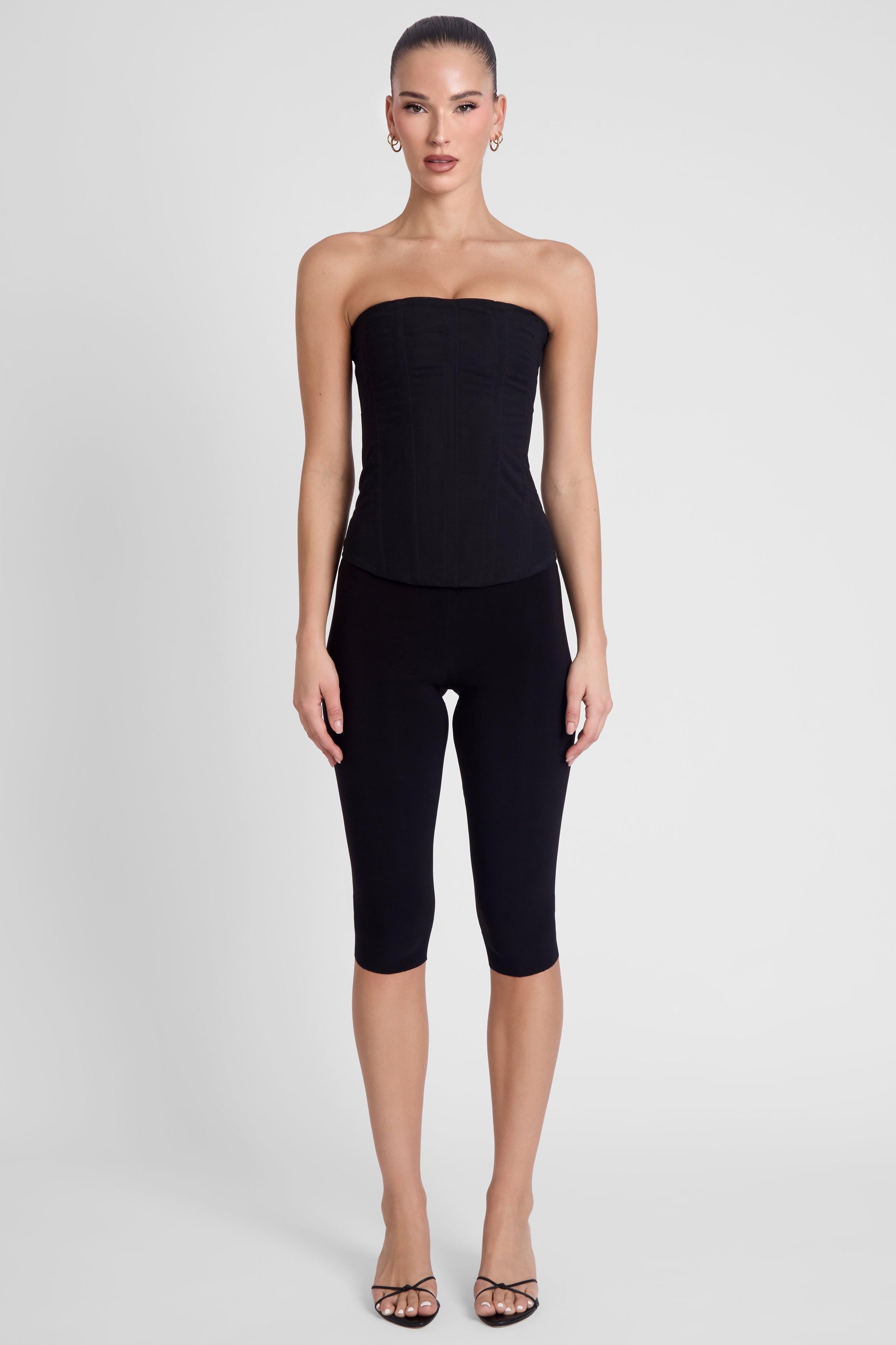 Black Muse Mesh Corset Top ICYBOO