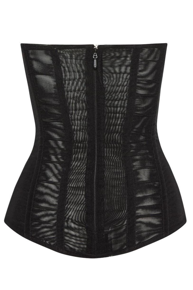 Black Muse Mesh Corset Top ICYBOO