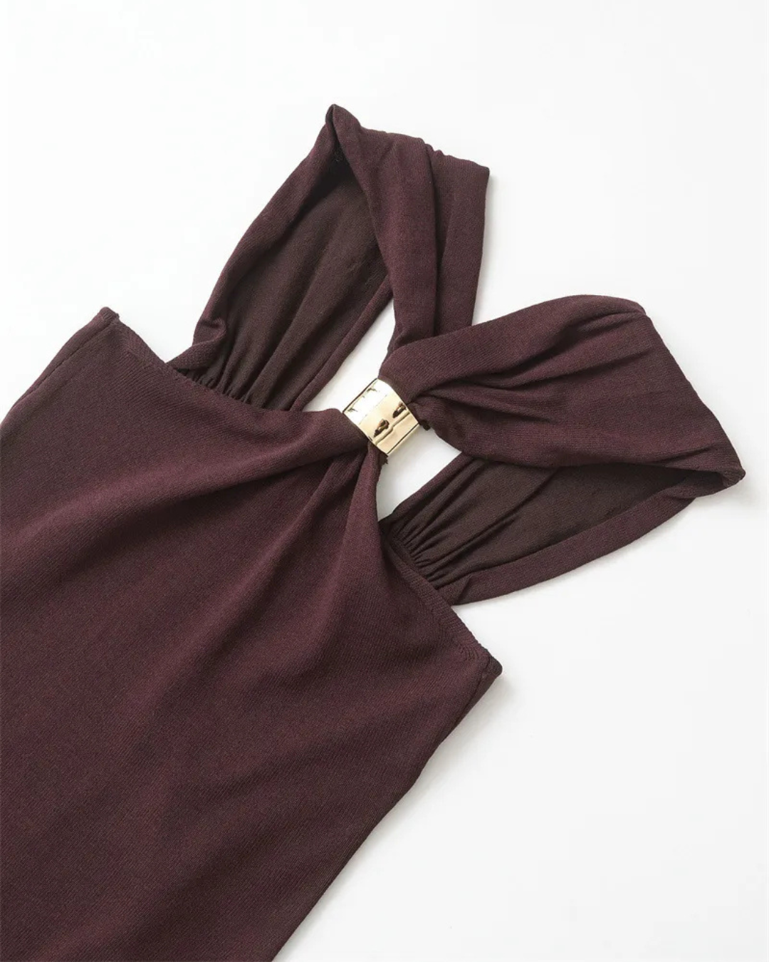 ARIA | Mocha Halter Top ICYBOO