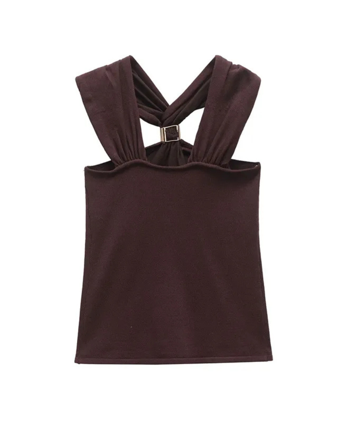 ARIA | Mocha Halter Top ICYBOO
