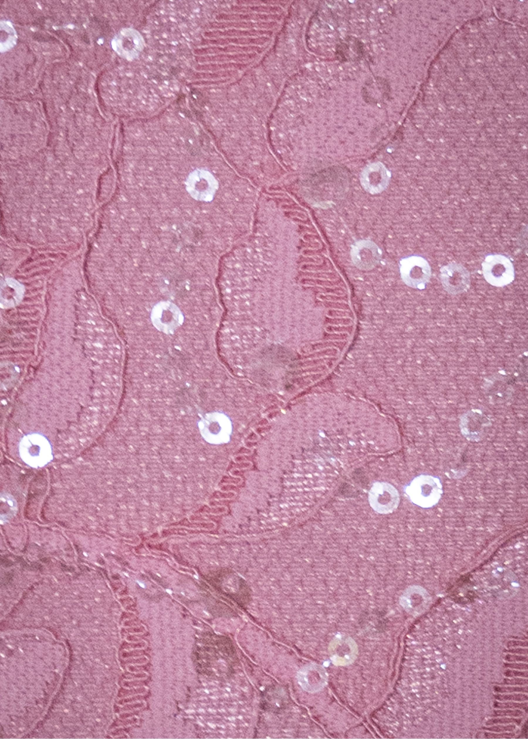 True Beauty Embellished Lace Mini Dress - Pink ICYBOO