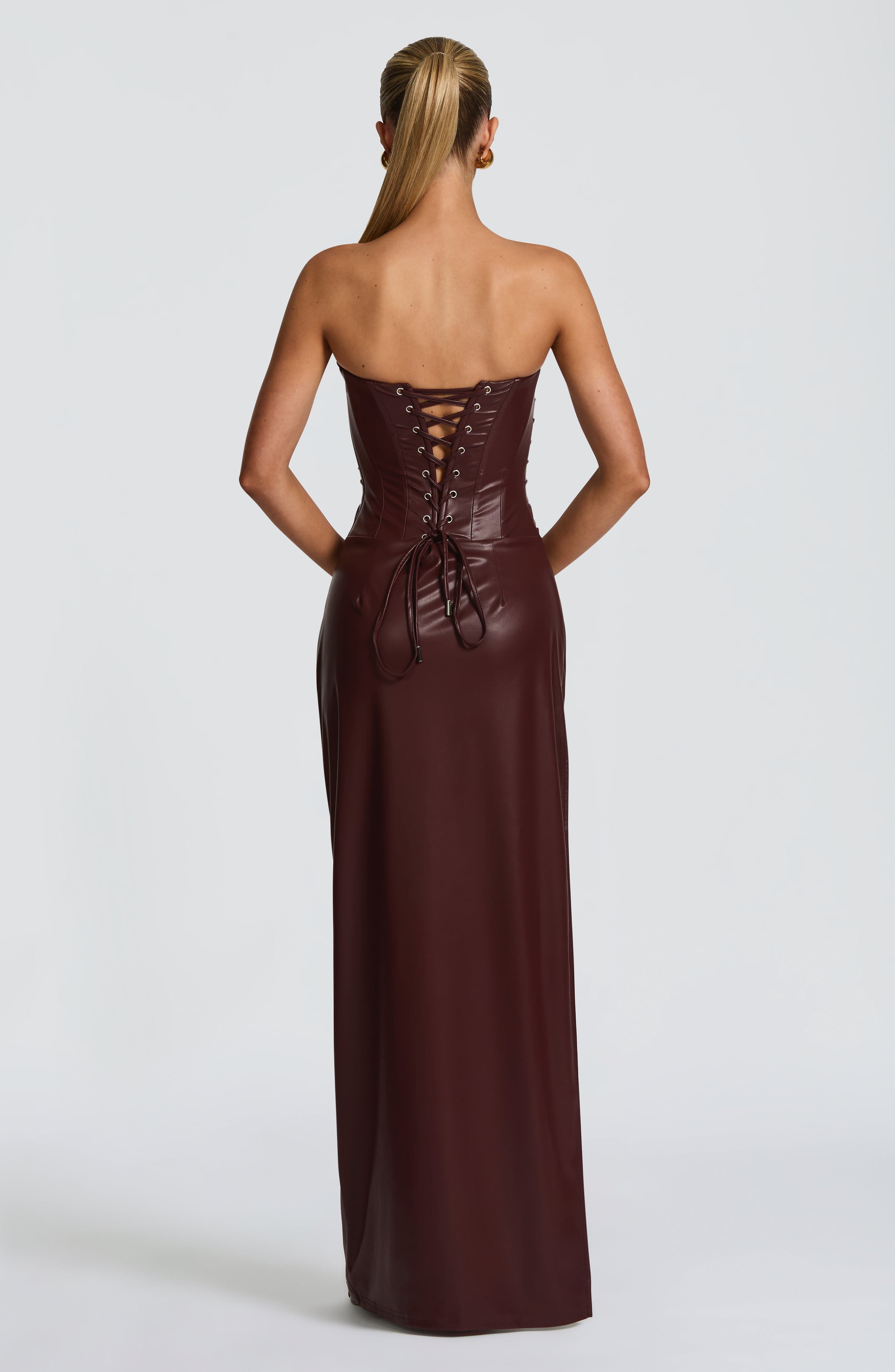 Burgundy Alba Maxi Dress