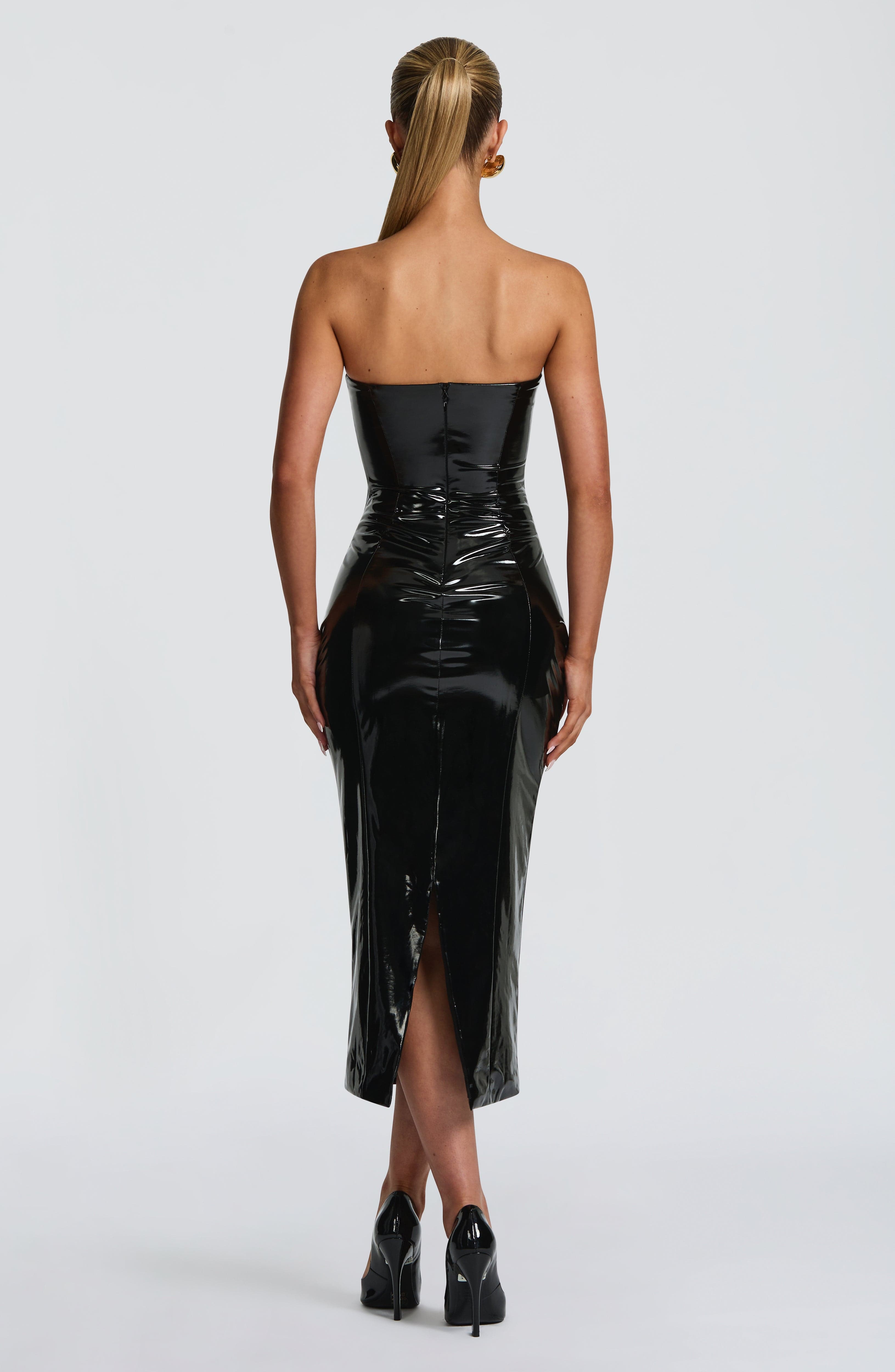 Black Amala Knee-Length Dress