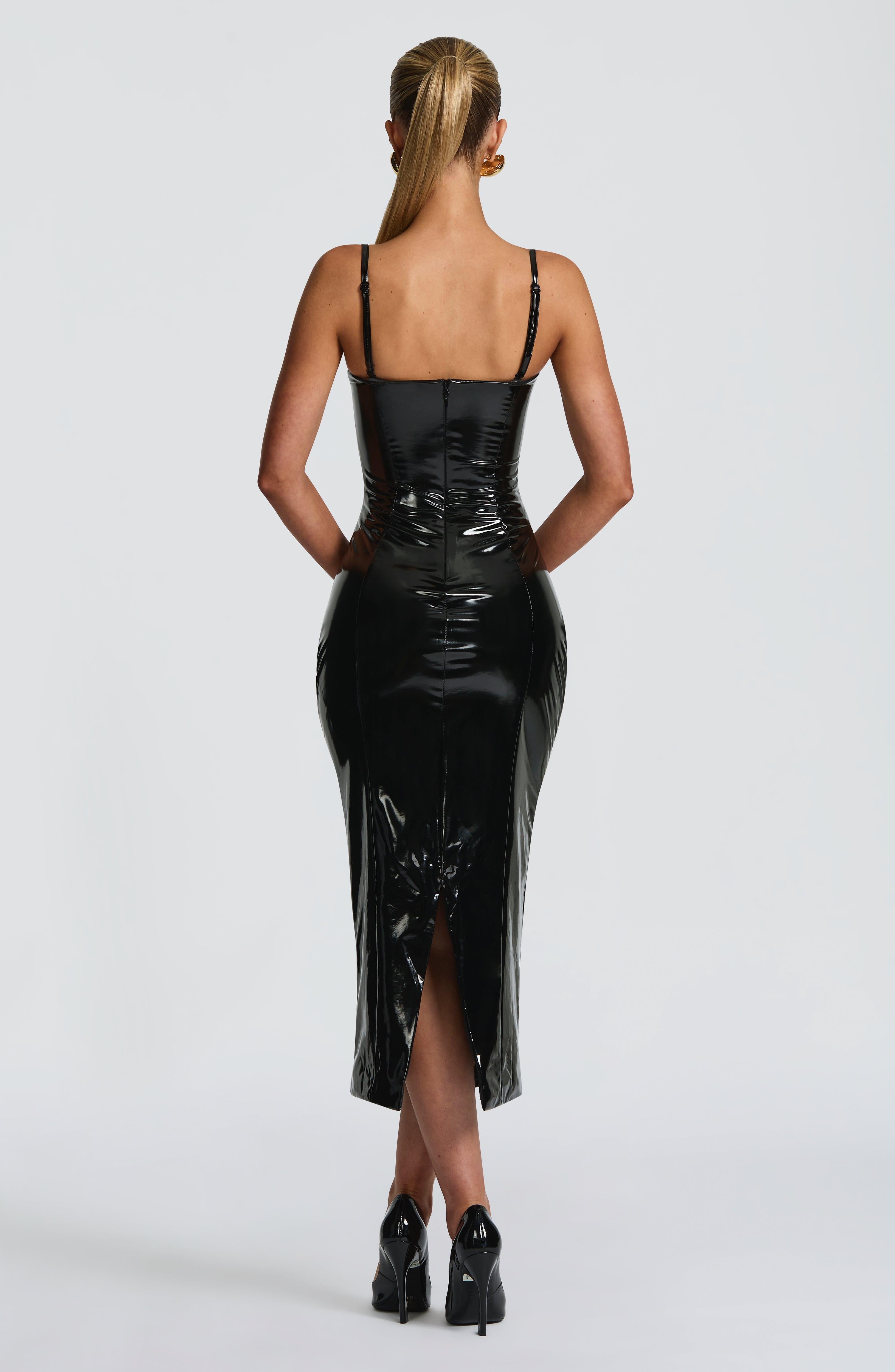 Black Amala Knee-Length Dress
