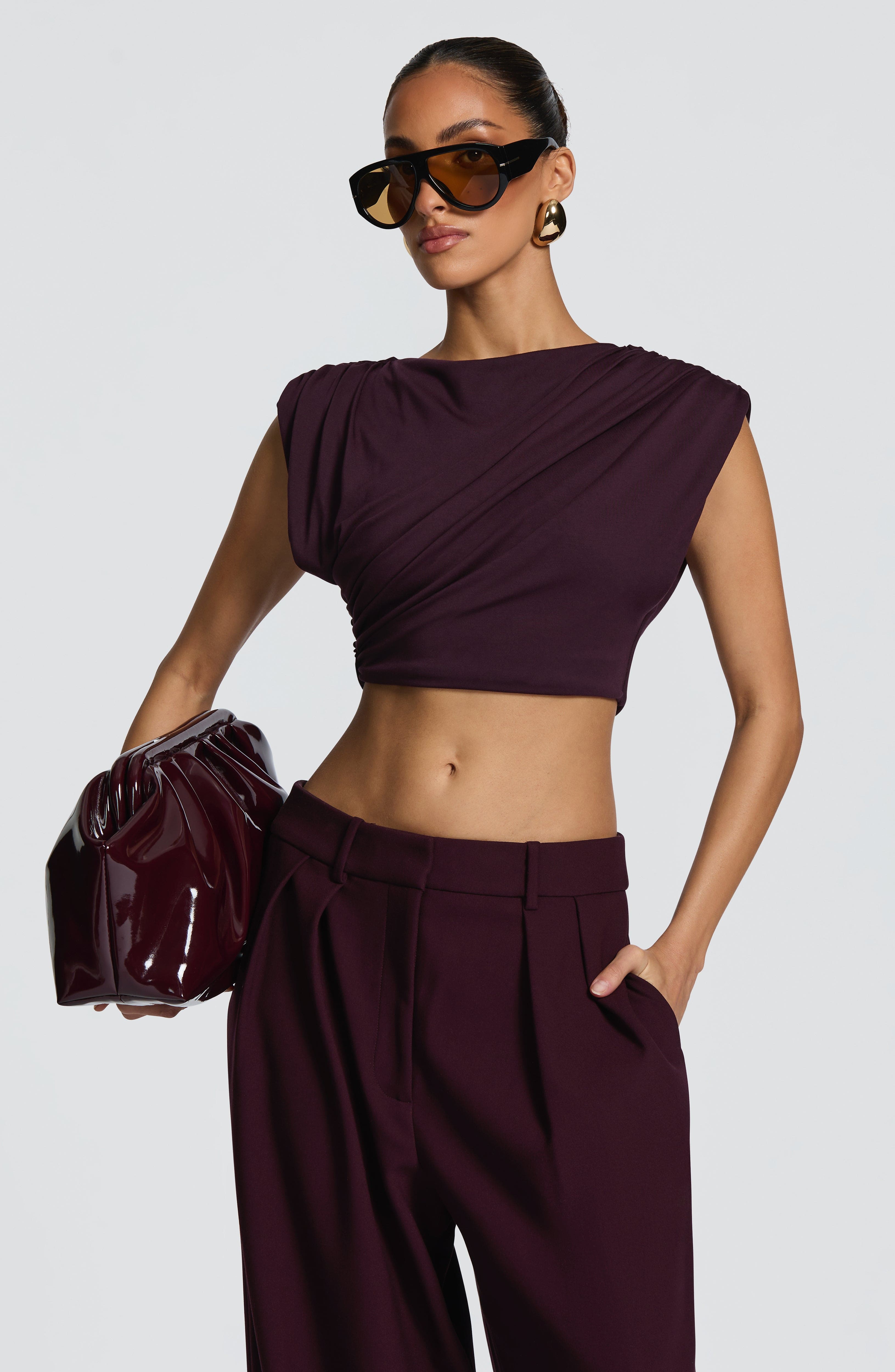 Plum Amara Blouse