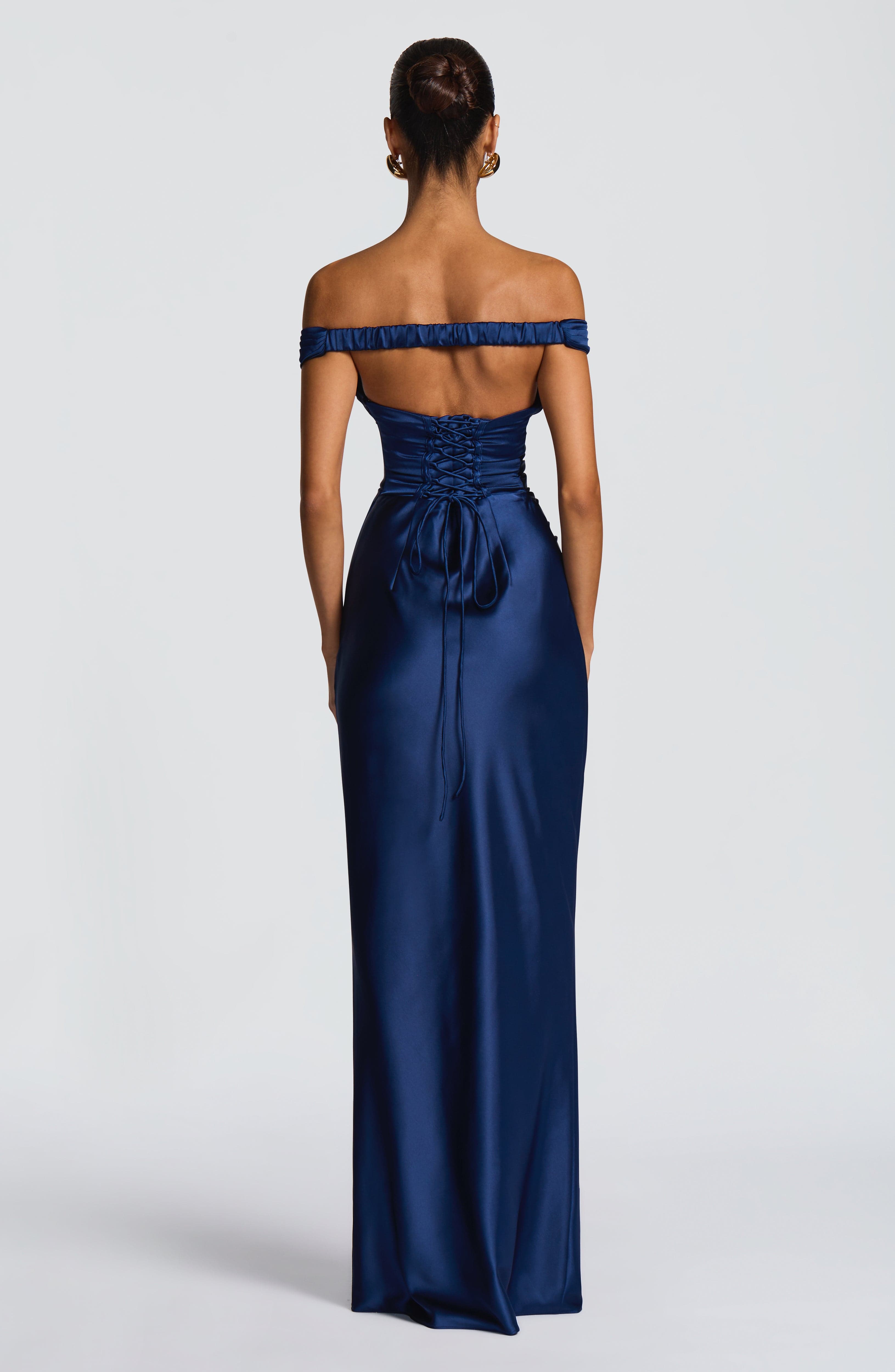 Aurelia Navy Maxi Dress